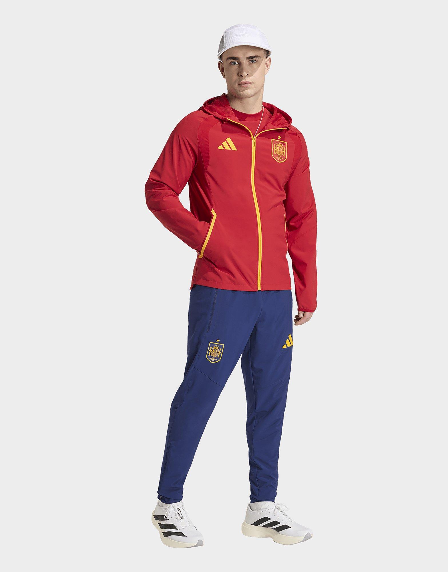 adidas Spanje Tiro Reiswindjack met Lange Ritssluiting