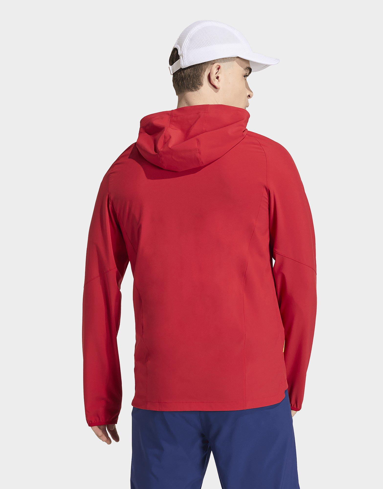 adidas Spanje Tiro Reiswindjack met Lange Ritssluiting