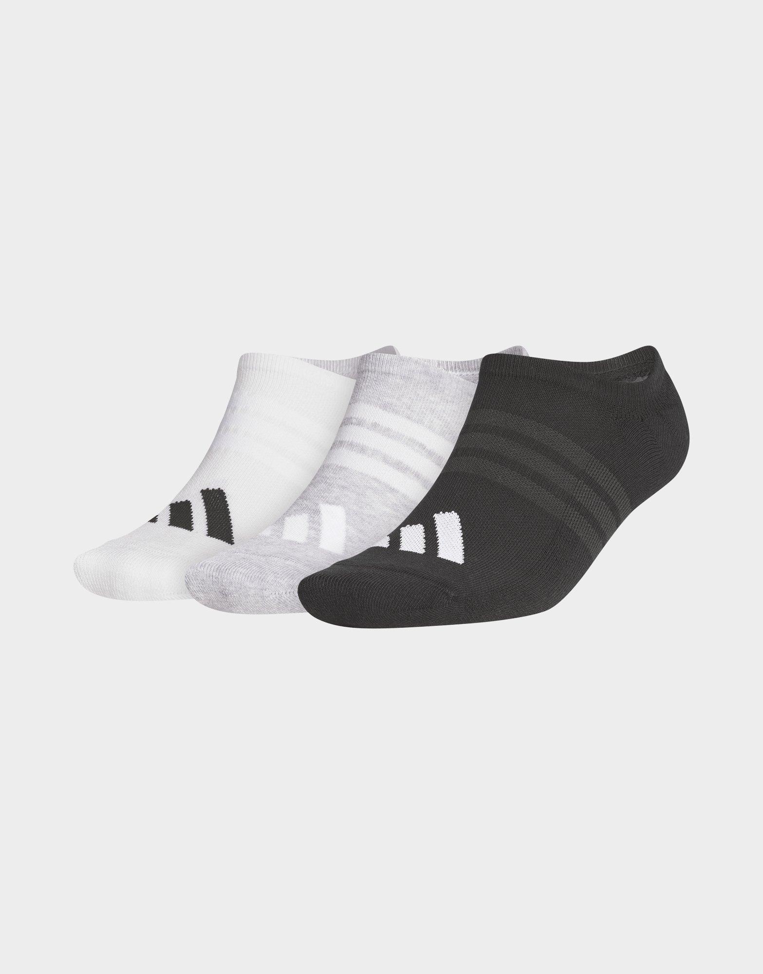 adidas Performance 3 Pack No Show Socks