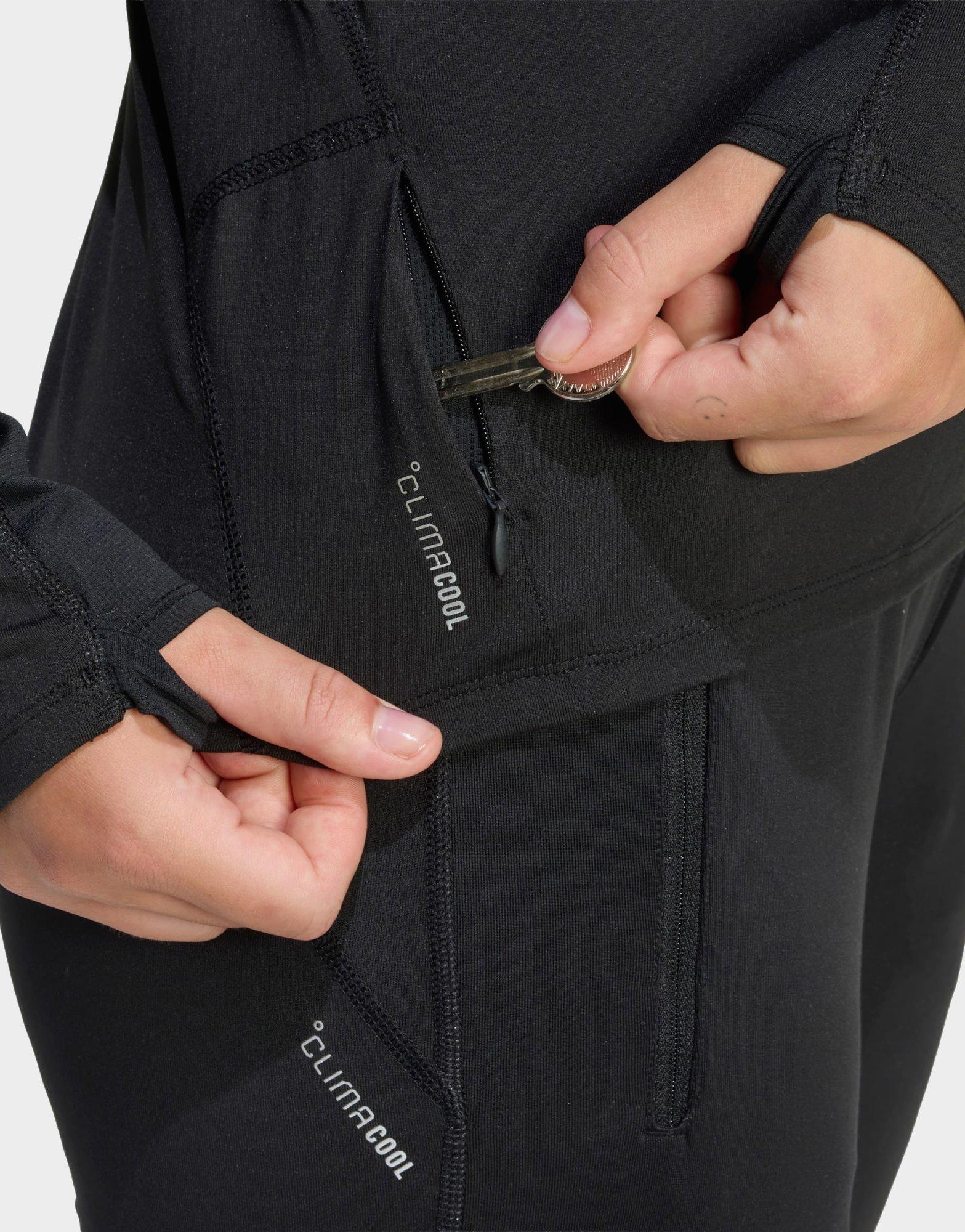 adidas Jersey de running con cremallera hasta el pecho adi365 Iconic