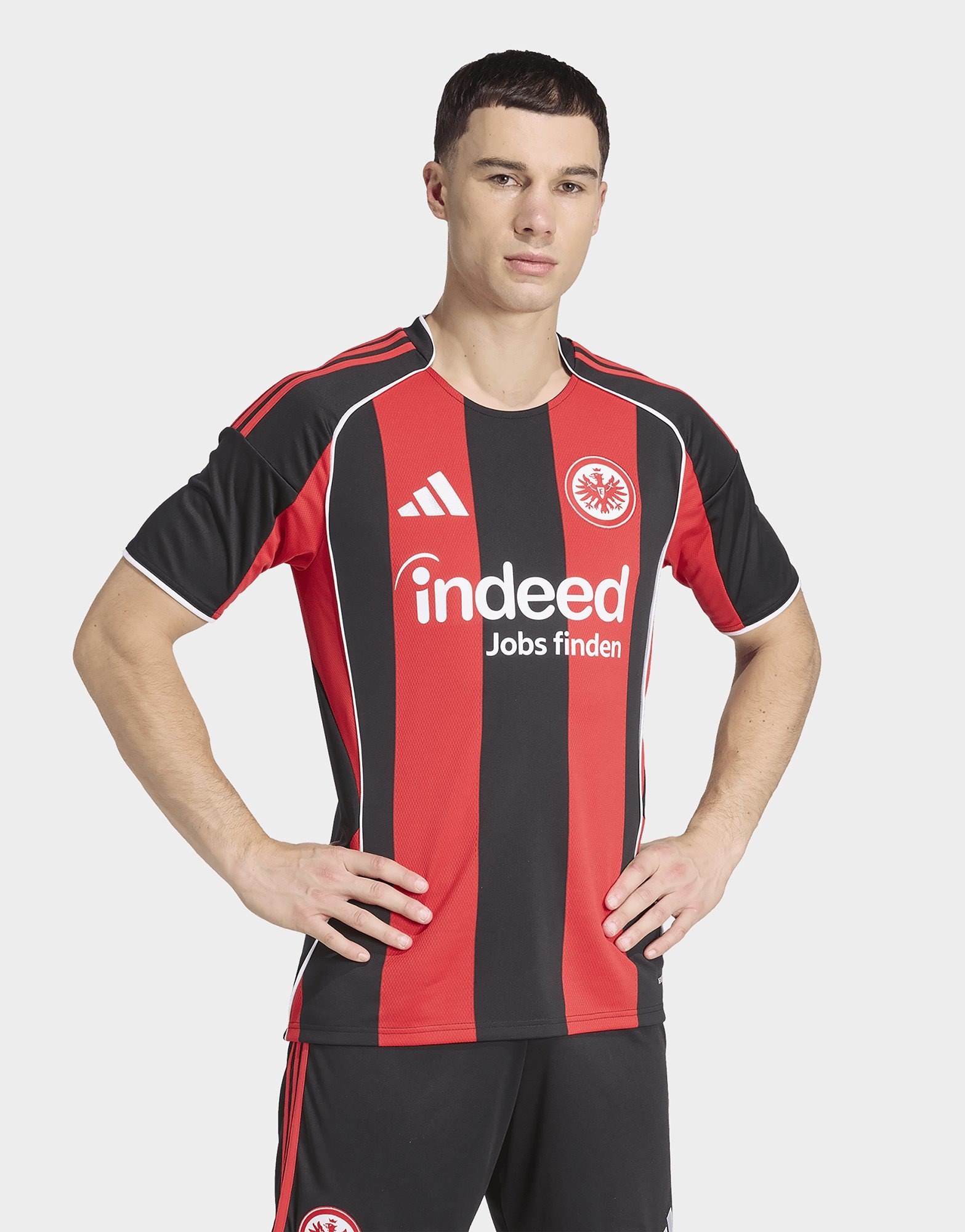 Black adidas Eintracht Frankfurt 25/26 Home Jersey JD Sports UK