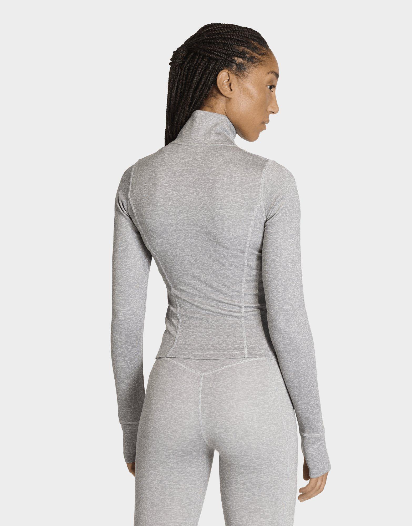 adidas Workout Essentials Heather Zip Through Jacket
