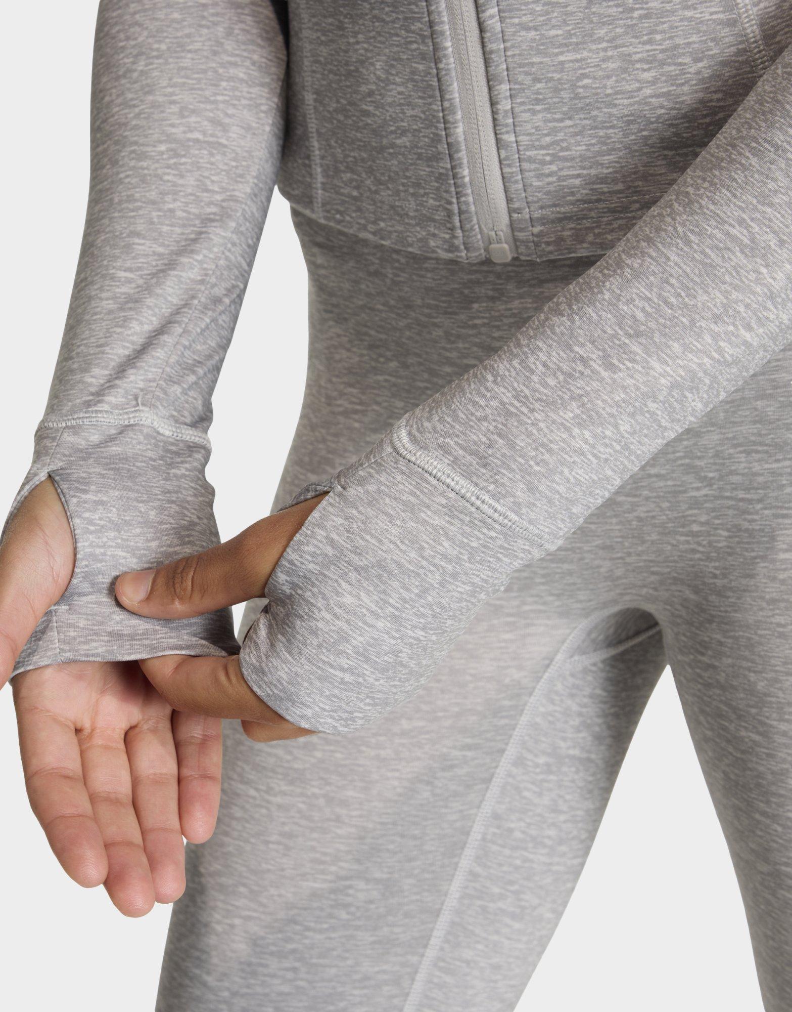 adidas Workout Essentials Heather Zip Through Jacket