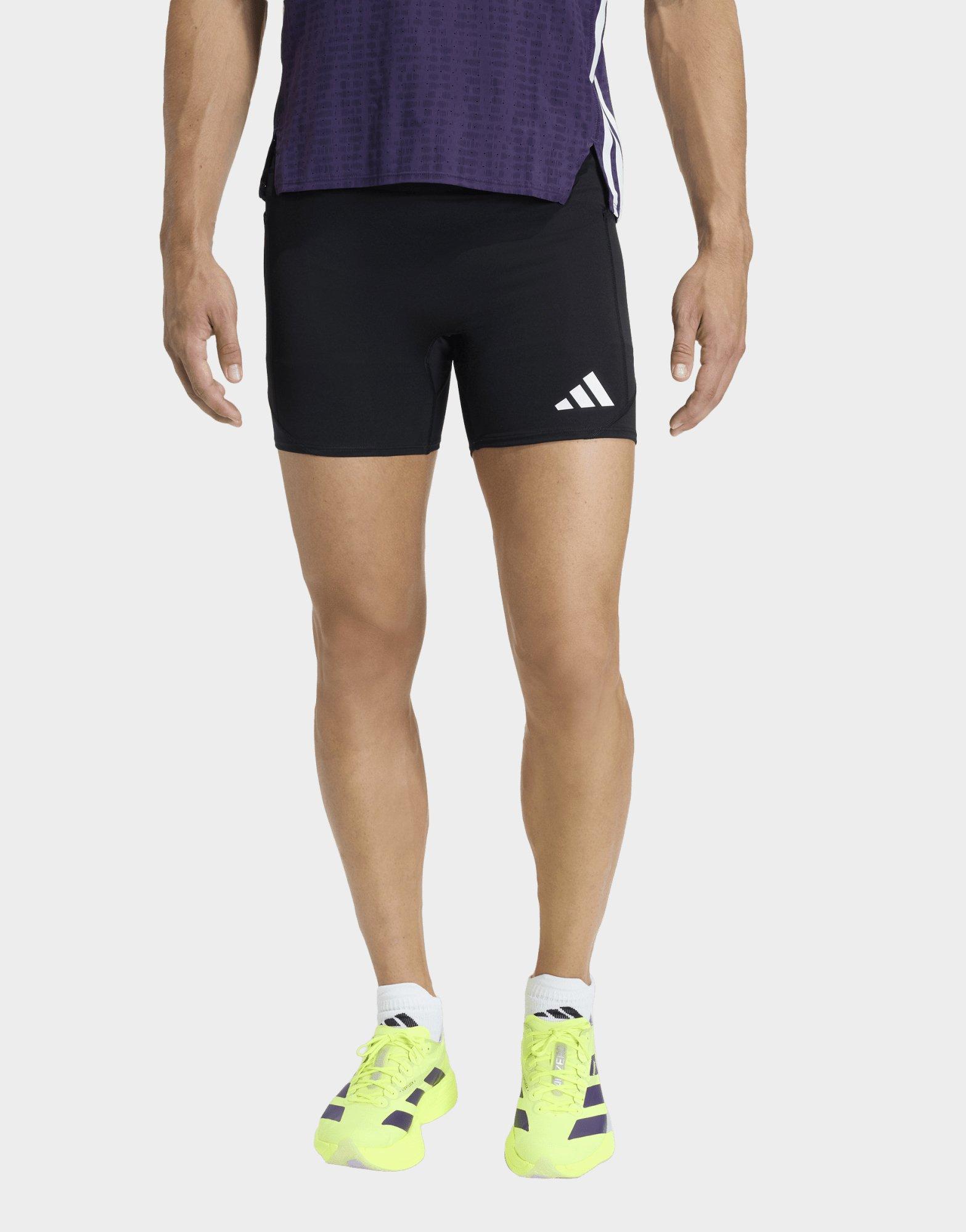 adidas Pantaloncini a compressione Adizero Running con tasca