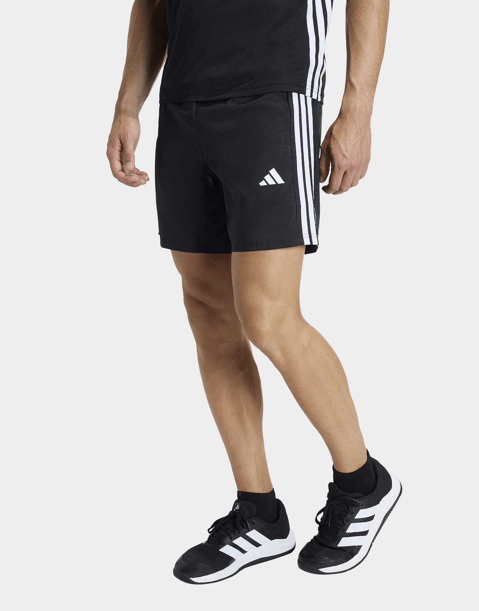adidas Short Da Allenamento Essentials Base 3 Stripes Woven