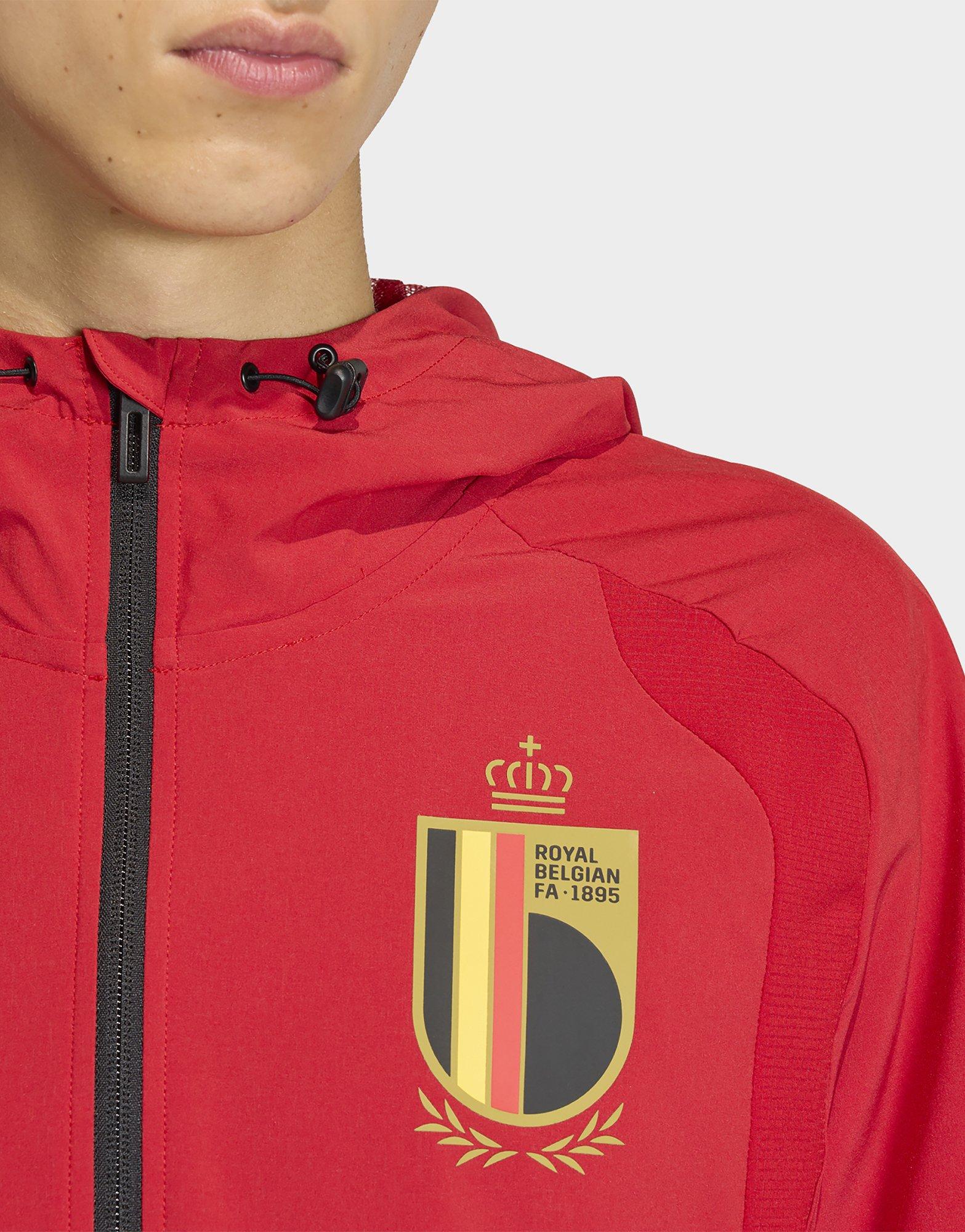 adidas Belgium Tiro Travel Full Zip Windbreaker