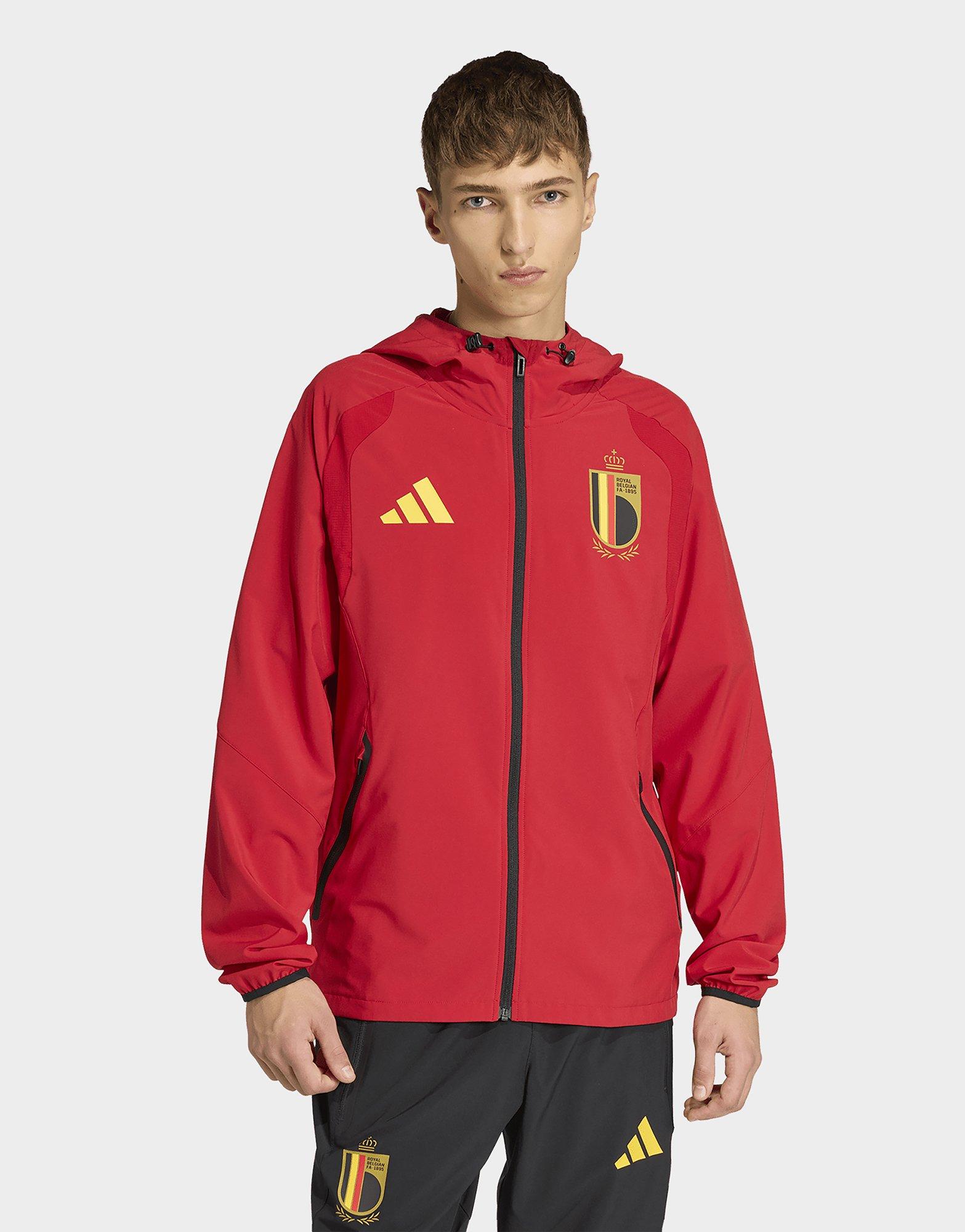 adidas Belgium Tiro Travel Full Zip Windbreaker