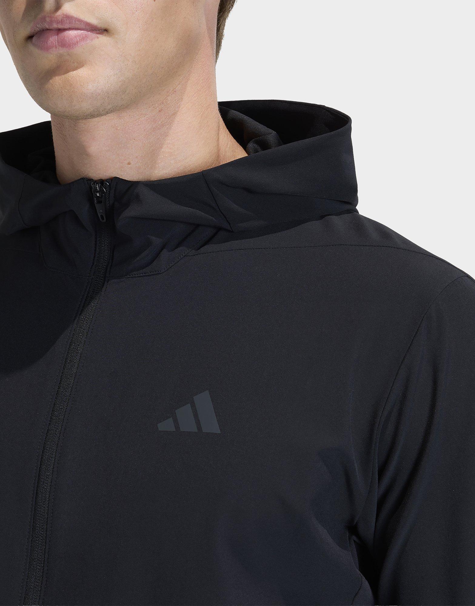 adidas D4T WORKOUT-HOODIE MIT DURCHGEHENDEM REISSVERSCHLUSS