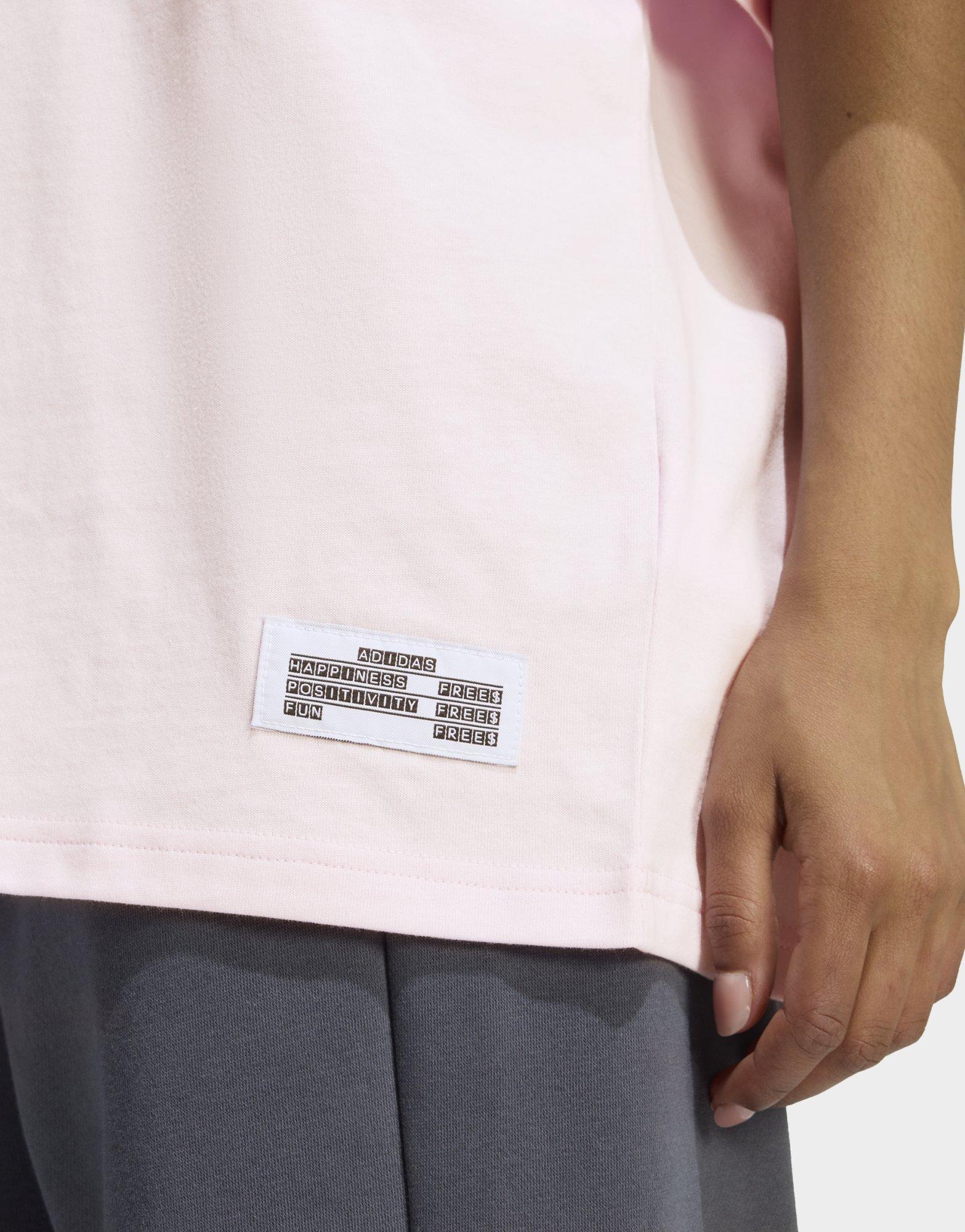 adidas MINI EMBROIDERY OVERSIZED GRAPHIC T-SHIRT