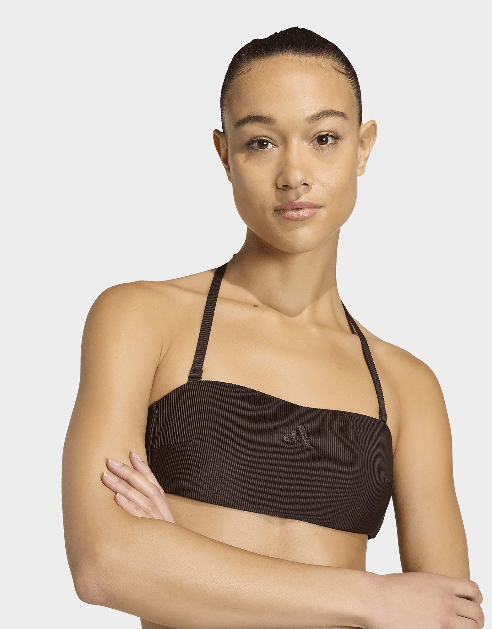 adidas Iconisea Ribbed Padded Bandeau Bikinioberteil