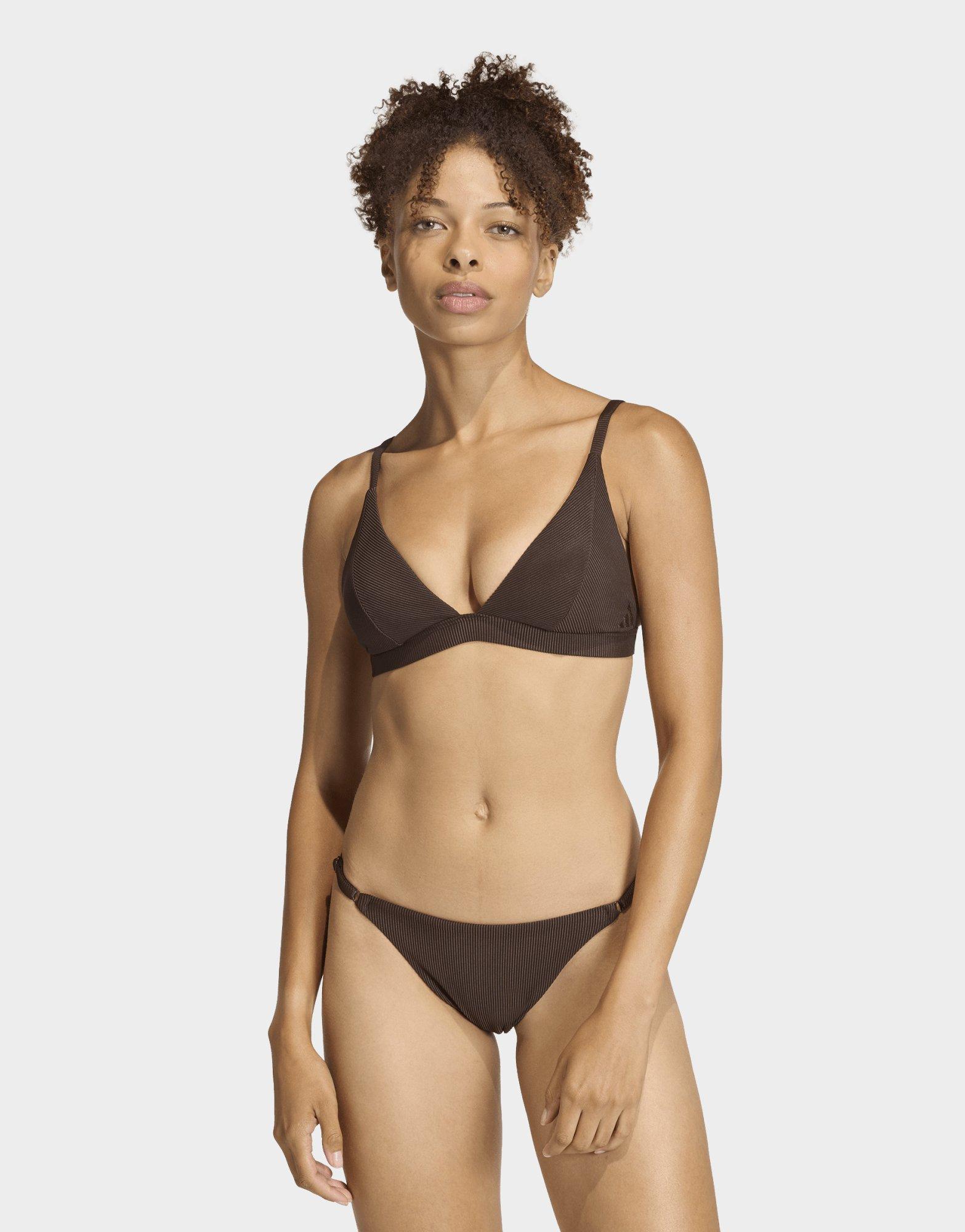 adidas Top Bikini A Triangolo Imbottito A Coste Iconisea