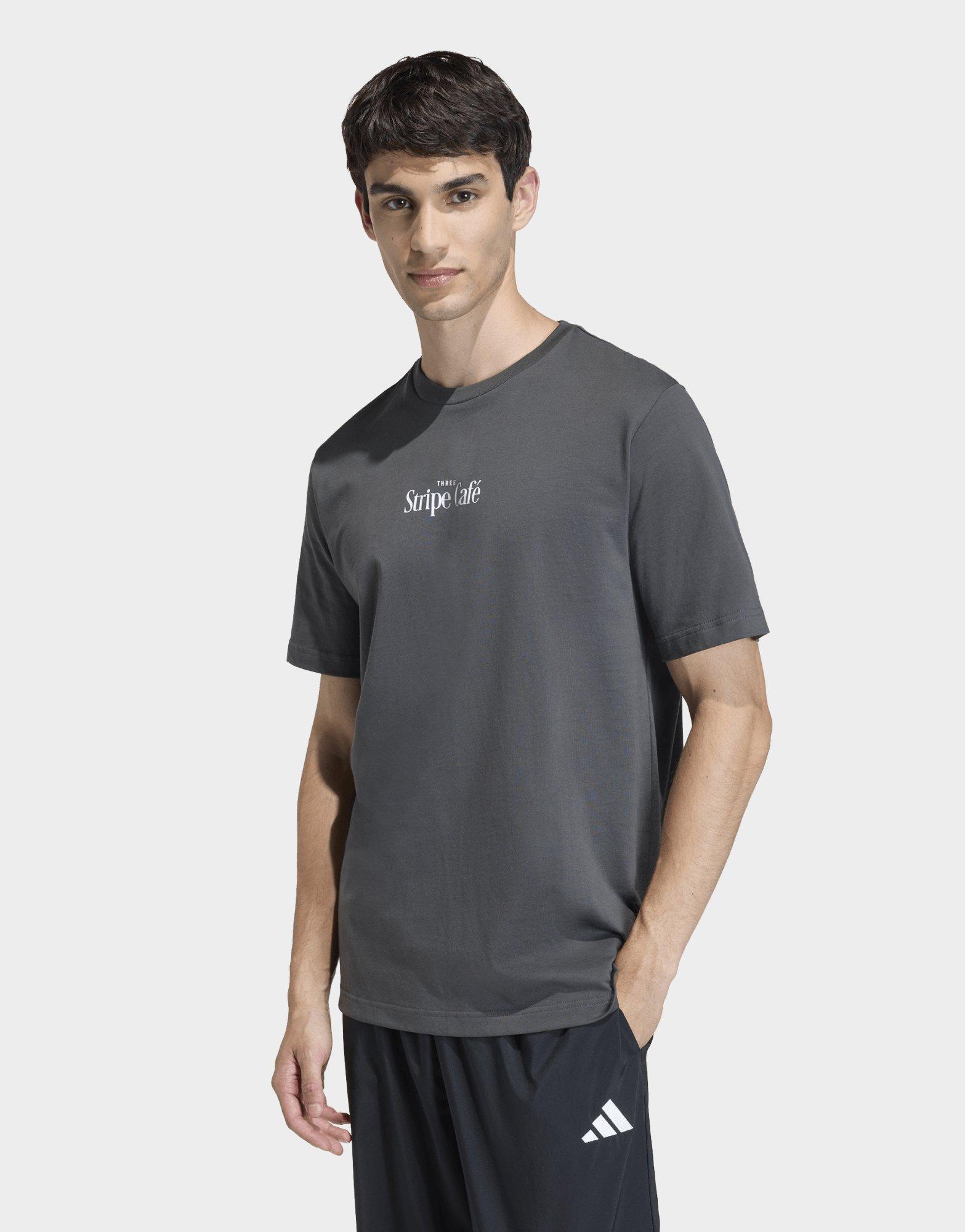 adidas Coffee Cafe Donut Box Graphic T-shirt