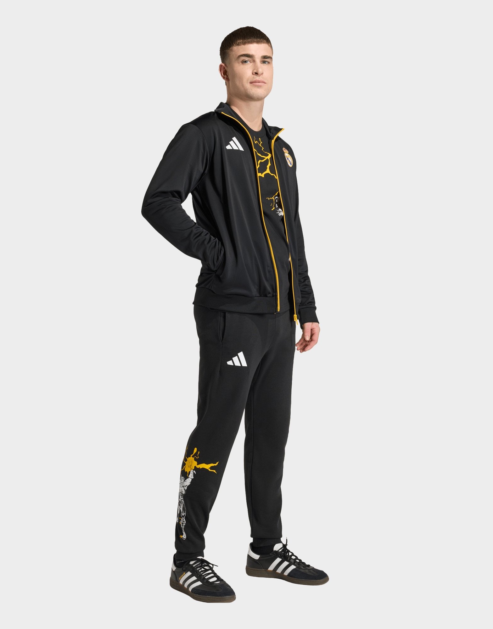 Black adidas adidas Real Madrid Avengers Track Top | JD Sports UK
