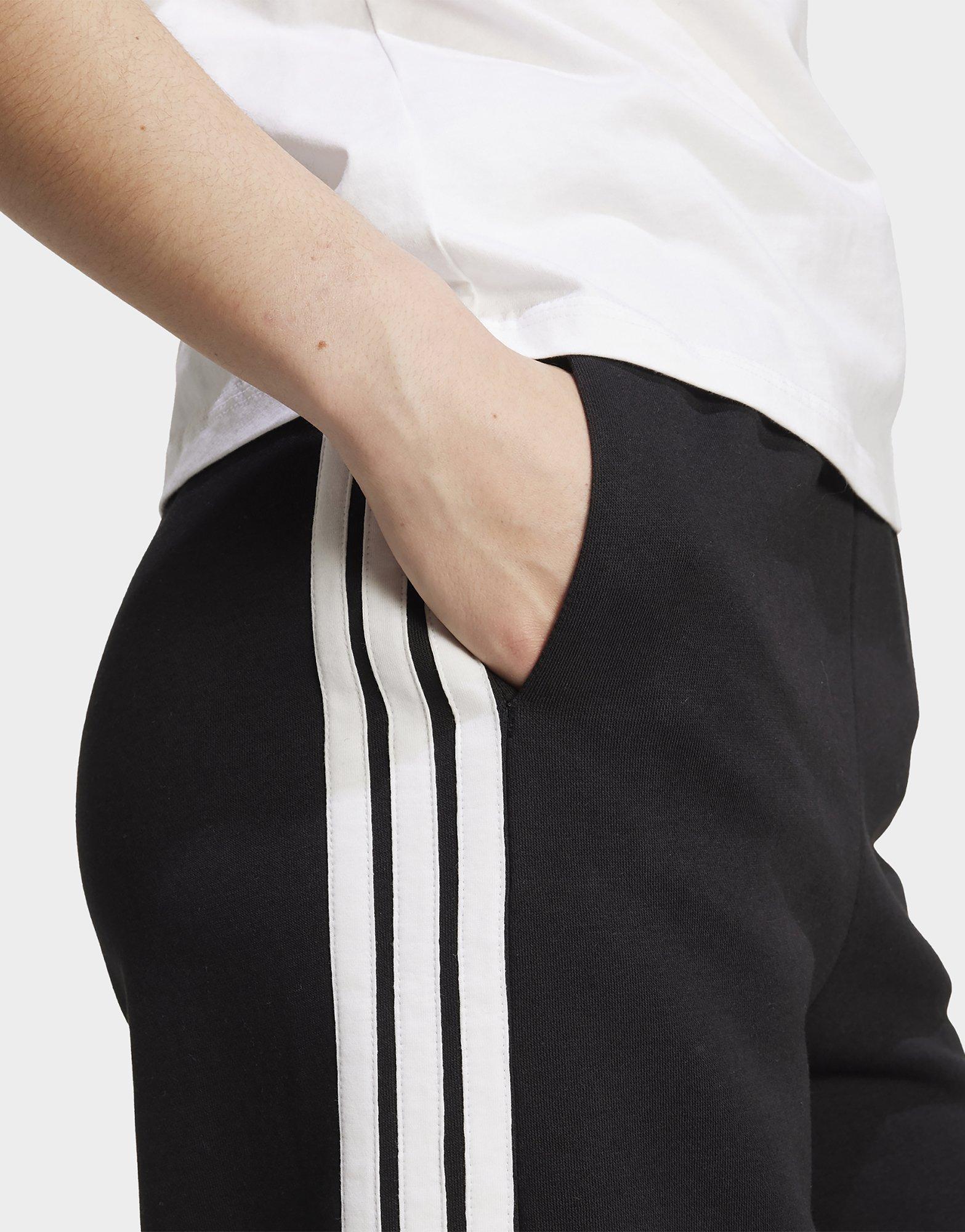 adidas adidas 3-Stripes Fleece Wide Broek