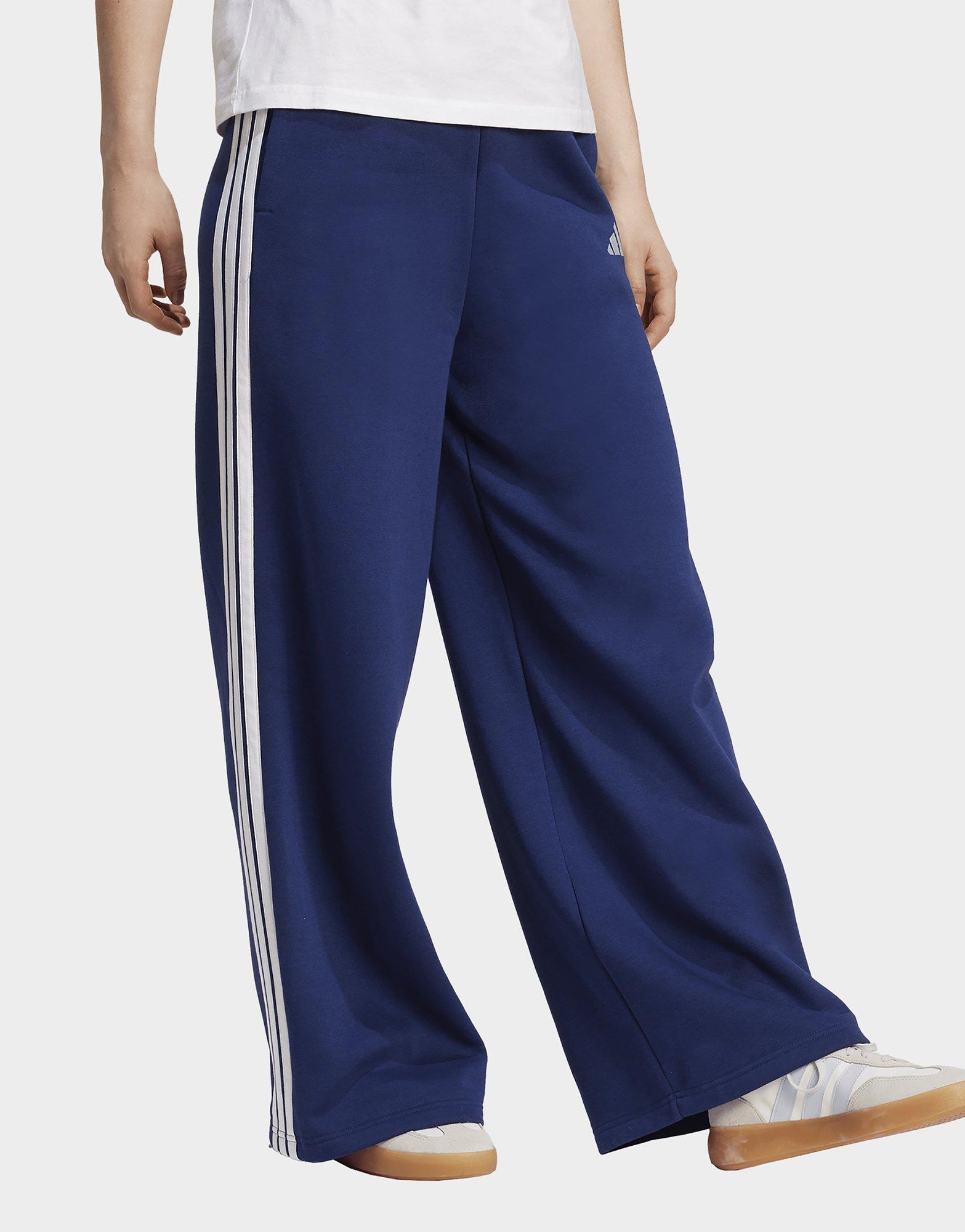 adidas adidas 3-Stripes Fleece Wide Broek