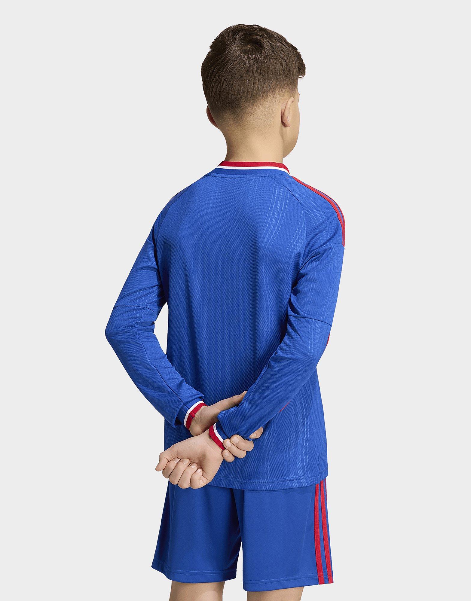 adidas Manchester United 26/27 Kids, Auswärtstrikot, Langärmelig