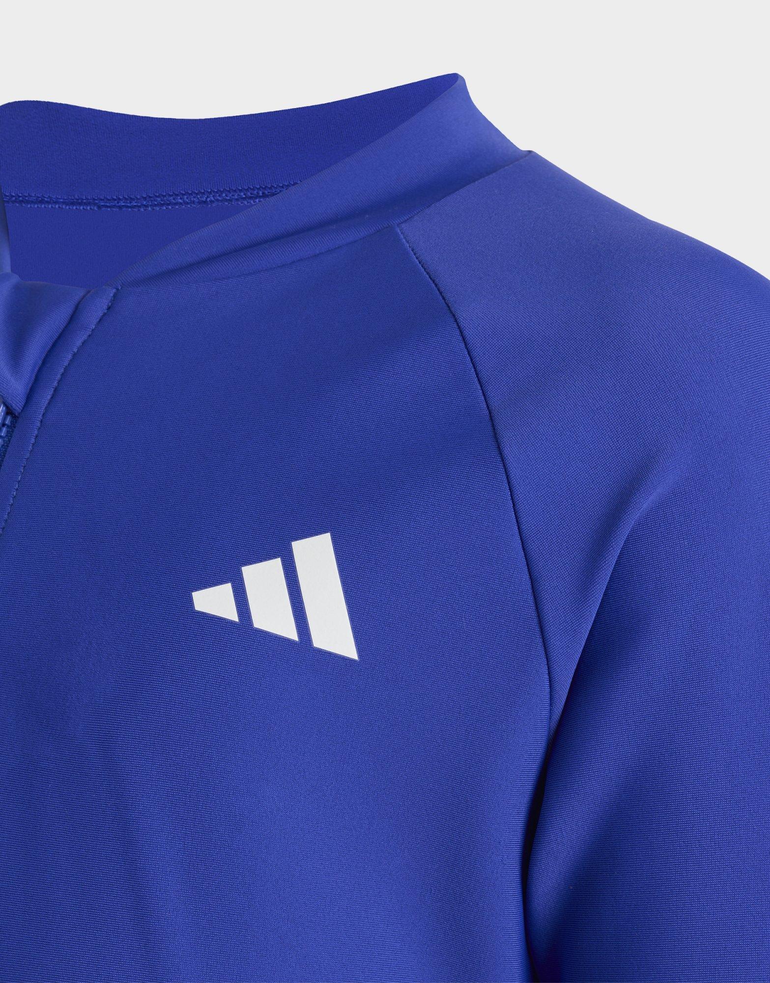 adidas Long Sleeves Zip Rashguard Kids