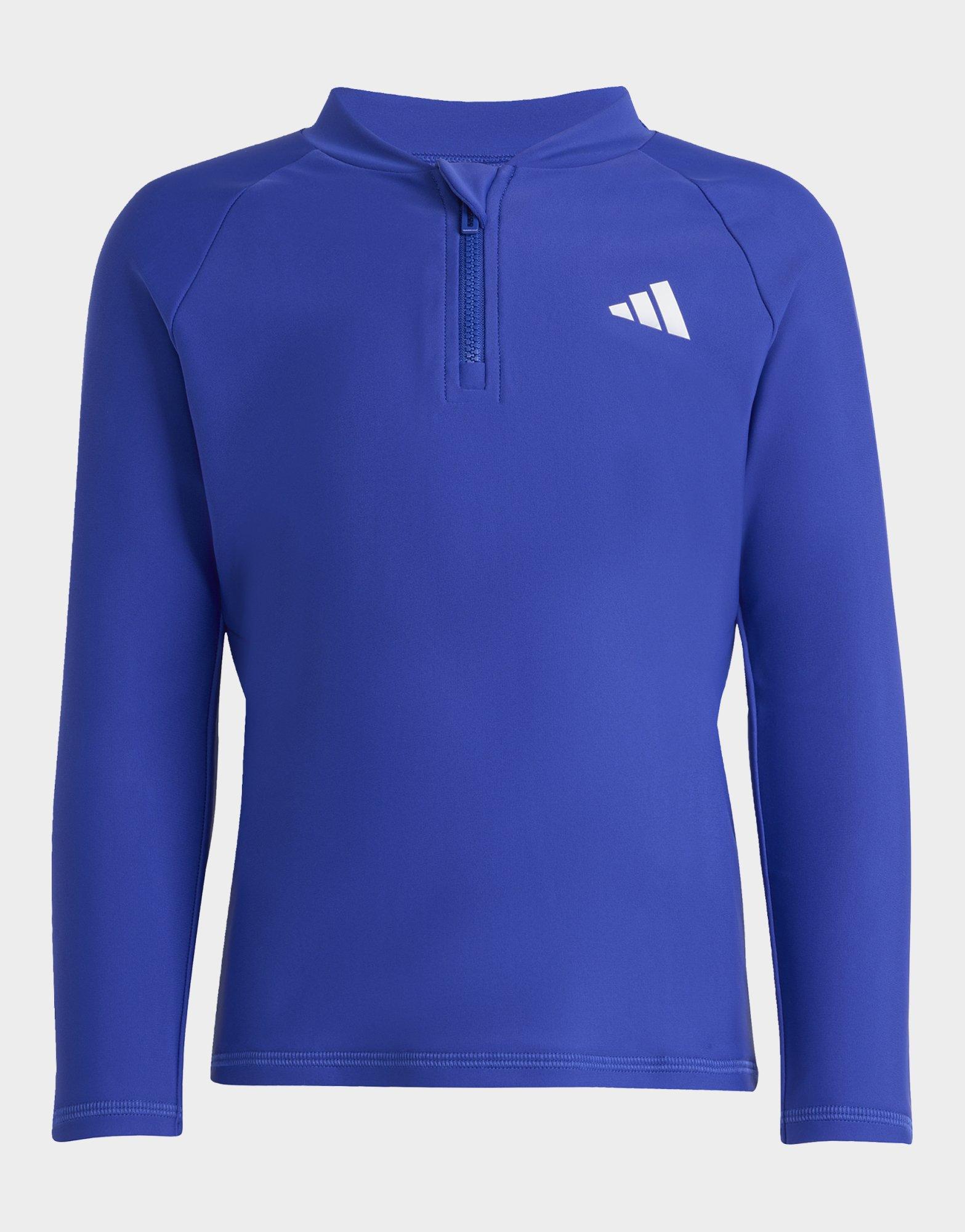 adidas Long Sleeves Zip Rashguard Kids