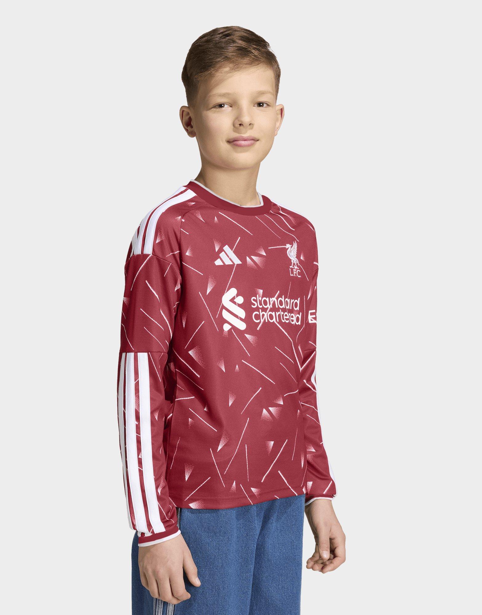 adidas Liverpool Fc 26/27 Home Jersey Kids Longsleeve