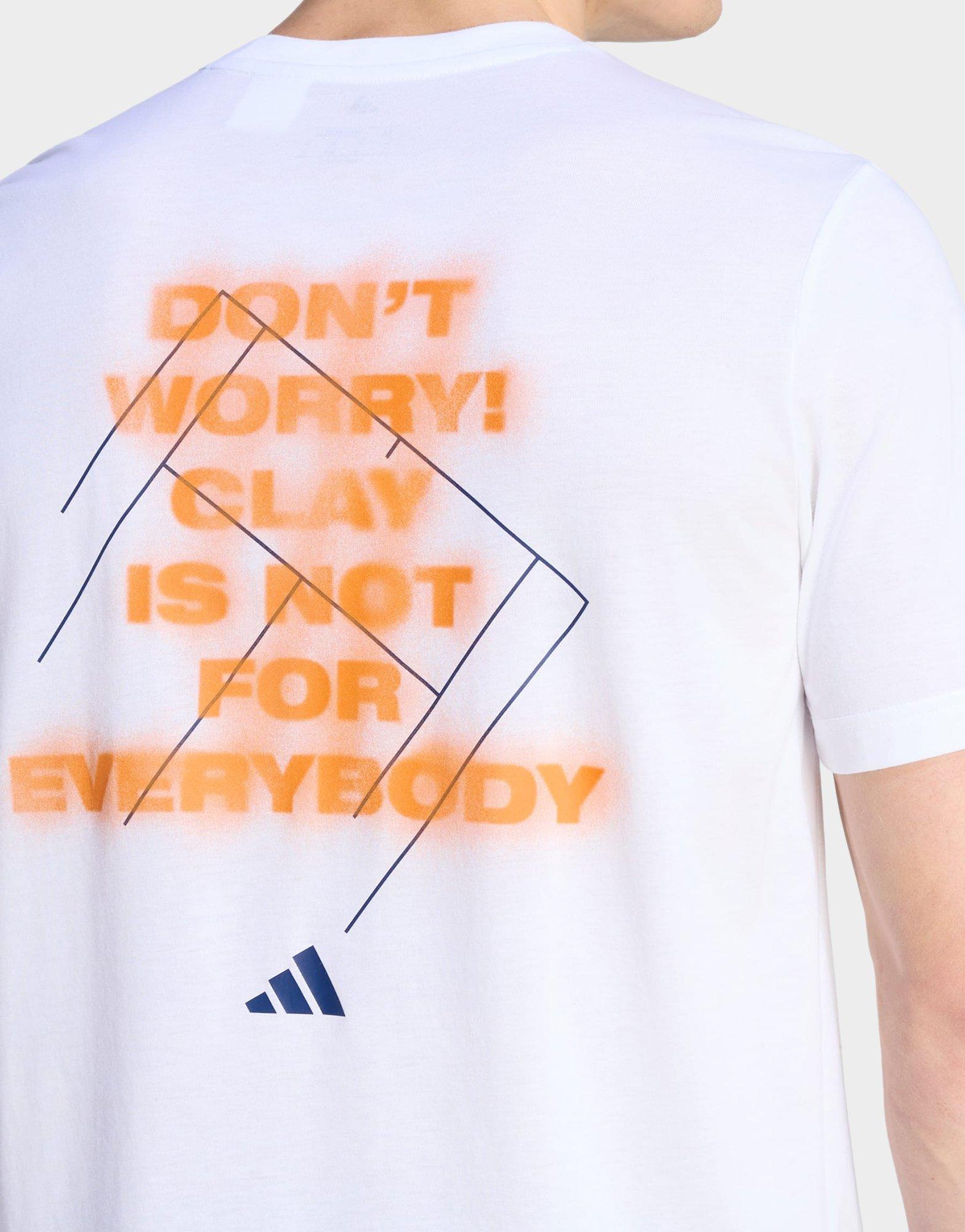 adidas TENNIS CLAY IS NOT GRAPHIC T-SHIRT