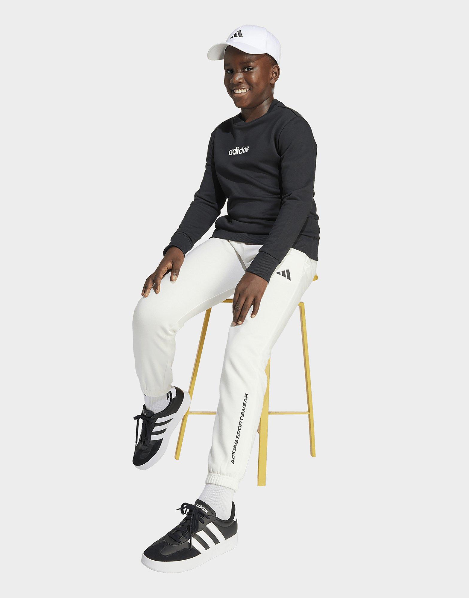 adidas Pantalón de felpa con eslogan adidas