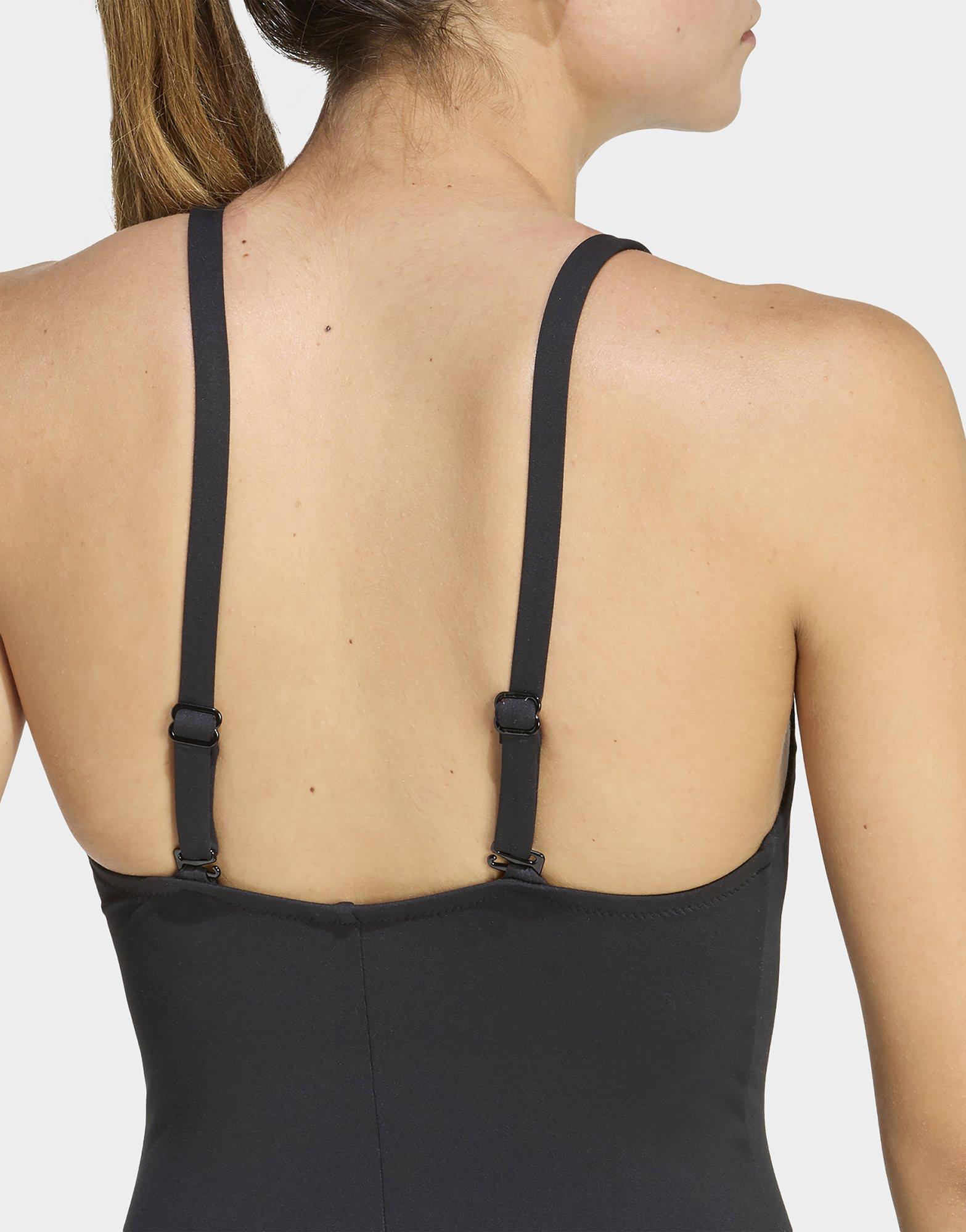 adidas Iconisea Ribbed Padded Thin Straps Swimsuit