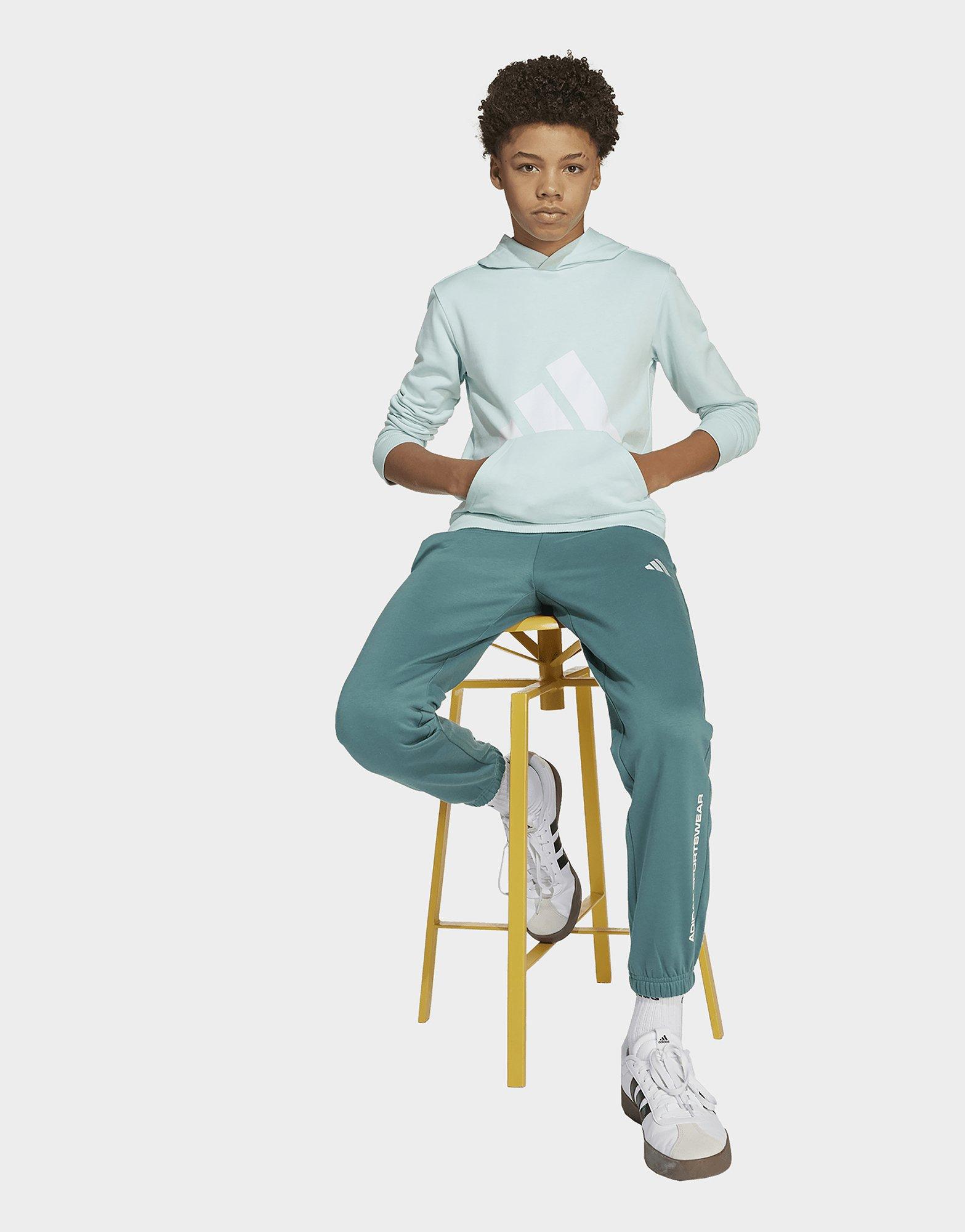 adidas Pantalón de felpa con eslogan adidas