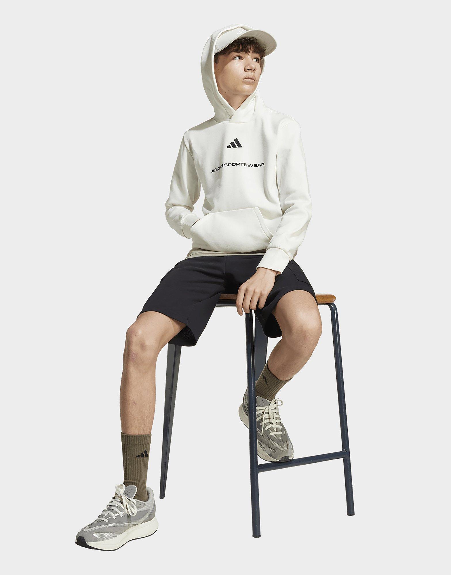 adidas adidas Slogan Fleece Hoodie