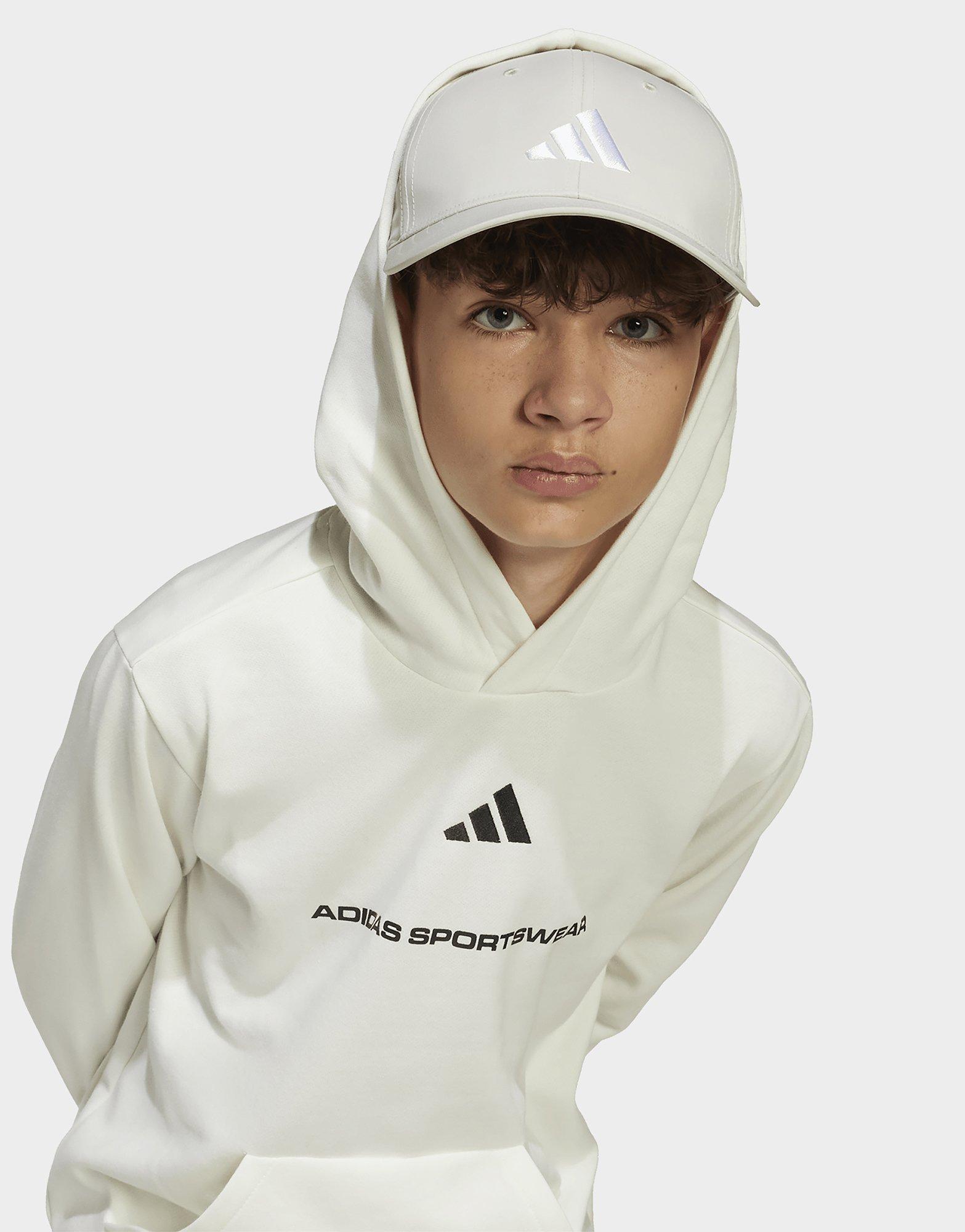 adidas adidas Slogan Fleece Hoodie