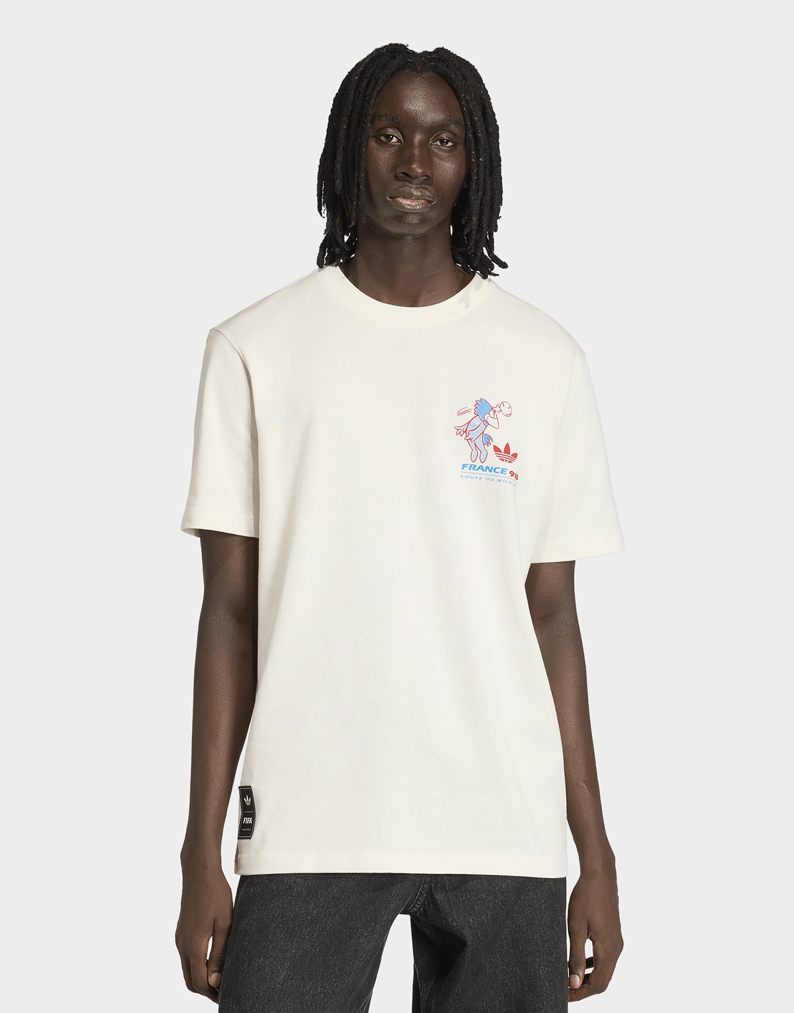 White adidas Fifa World Cup 26™ Footix Mascot T-shirt | JD Sports UK