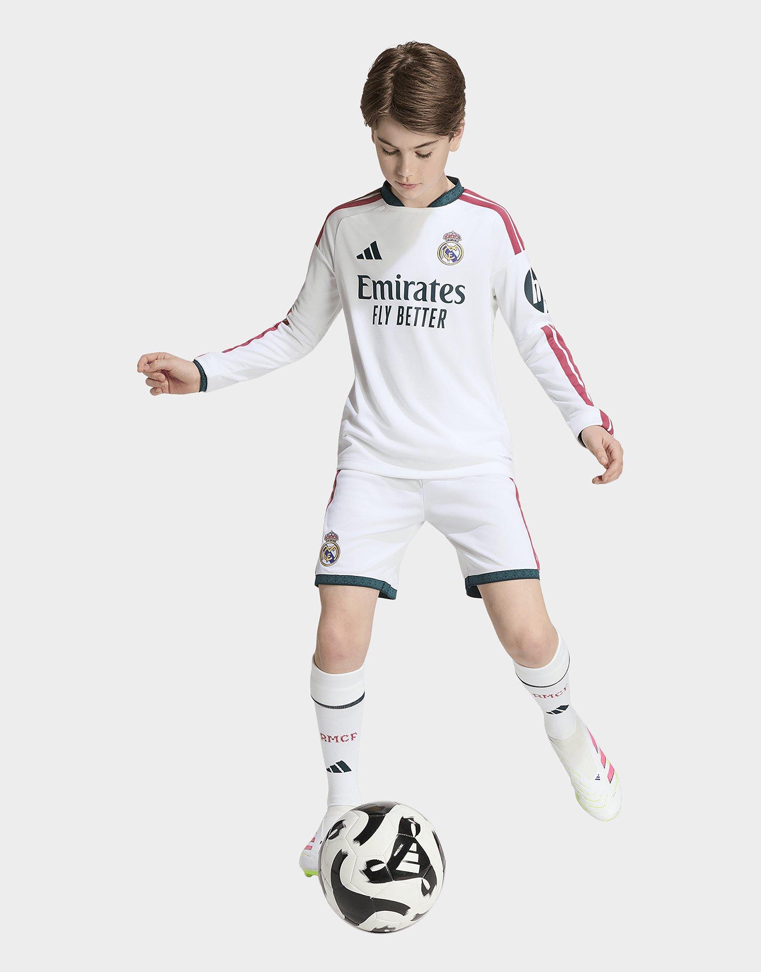 adidas Maillot Manches Longues Domicile Real Madrid 26/27 Enfants
