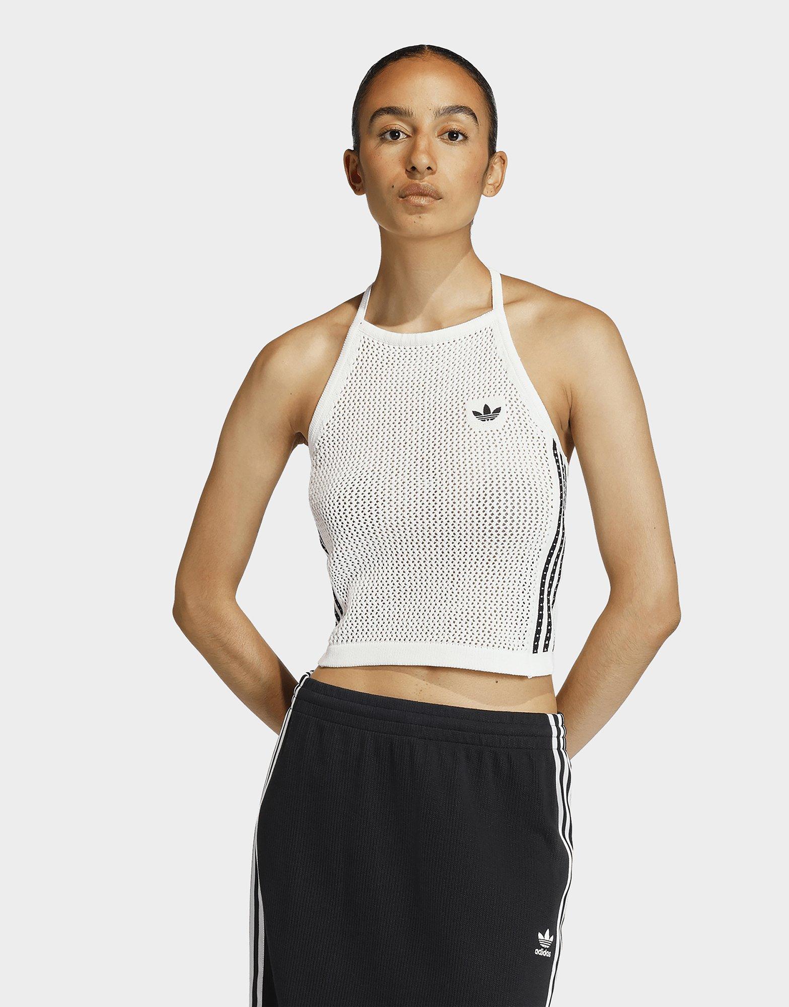 adidas KNITTED CROCHET TOP