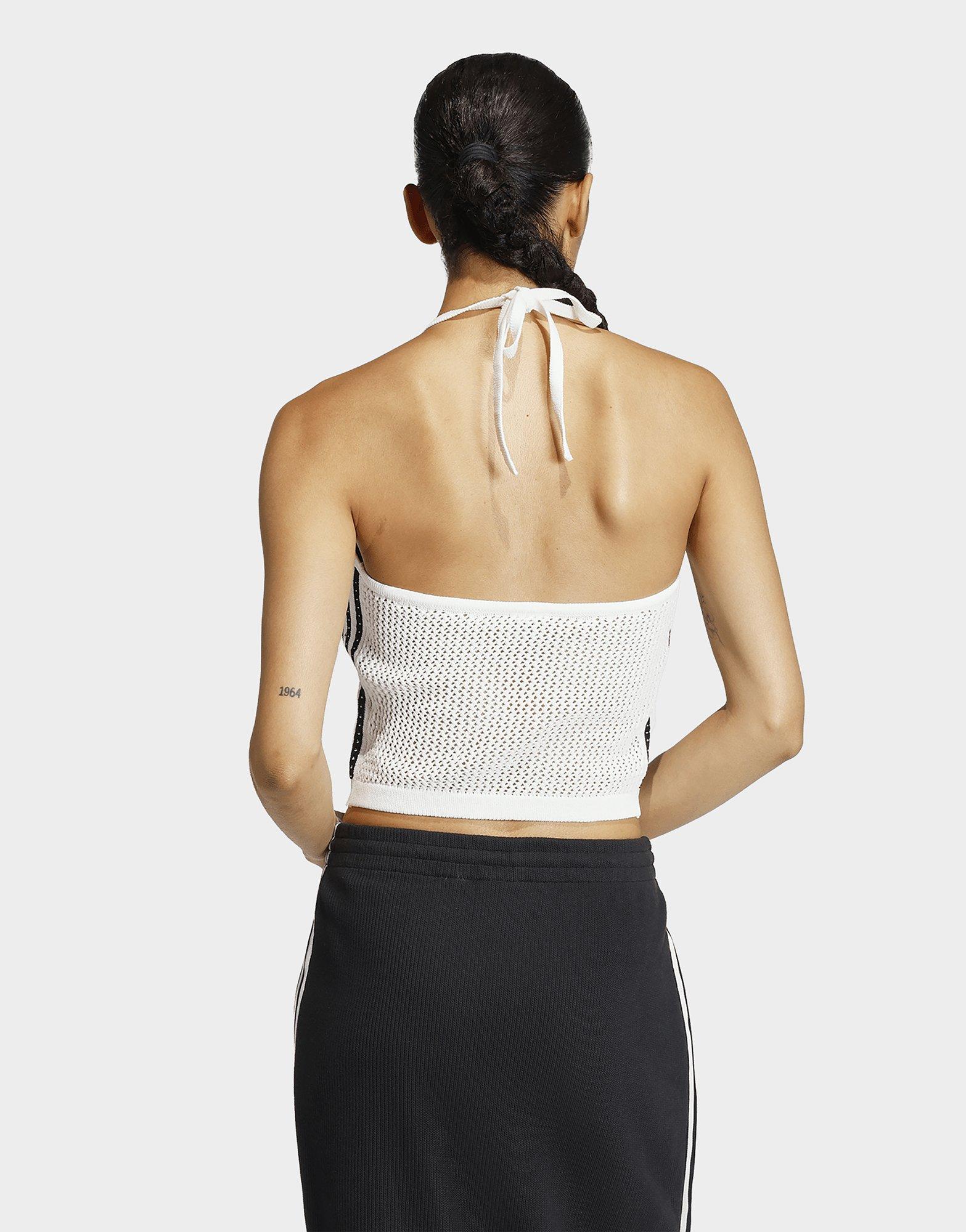 adidas KNITTED CROCHET TOP
