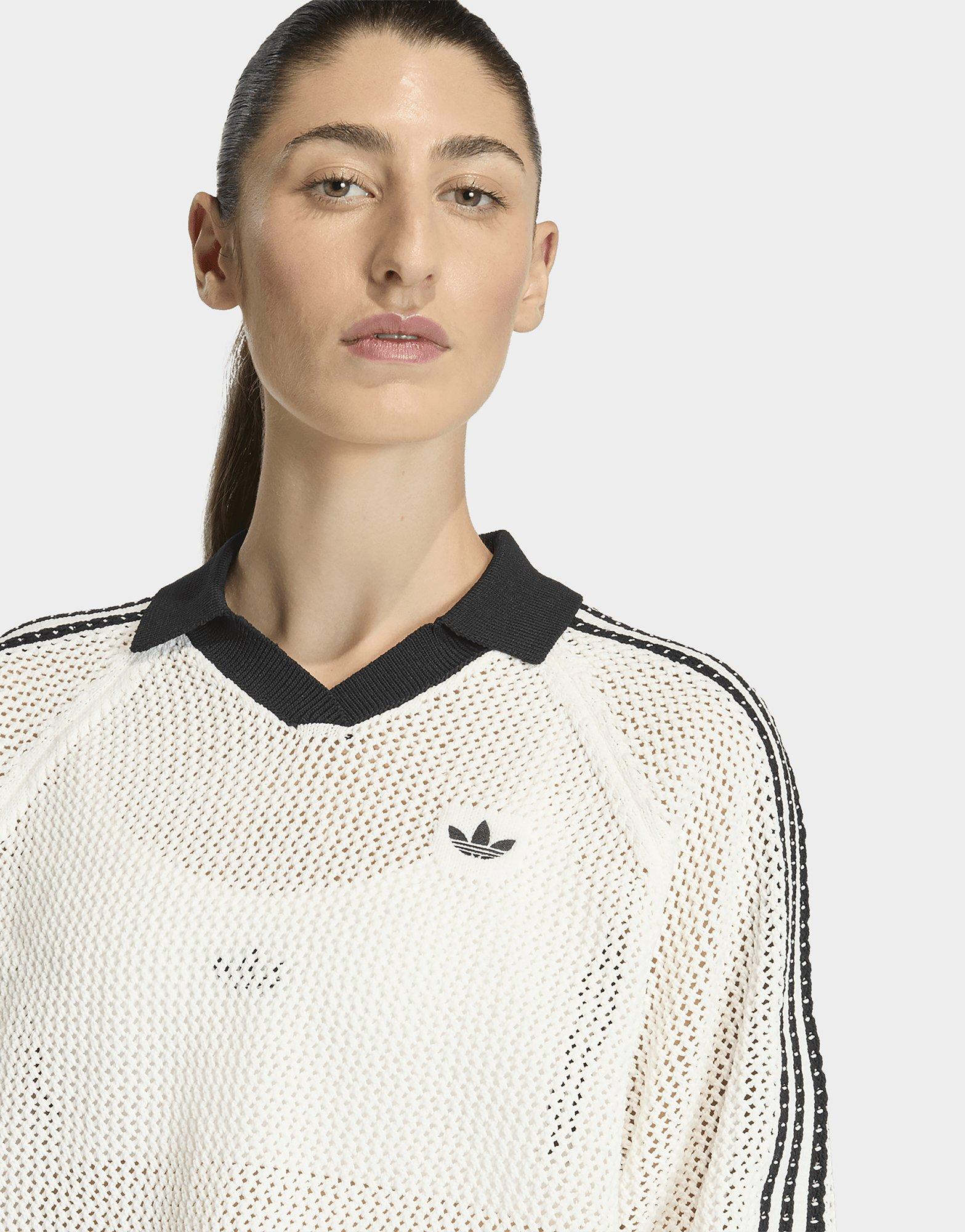 adidas POLO EN MAILLE AU CROCHET