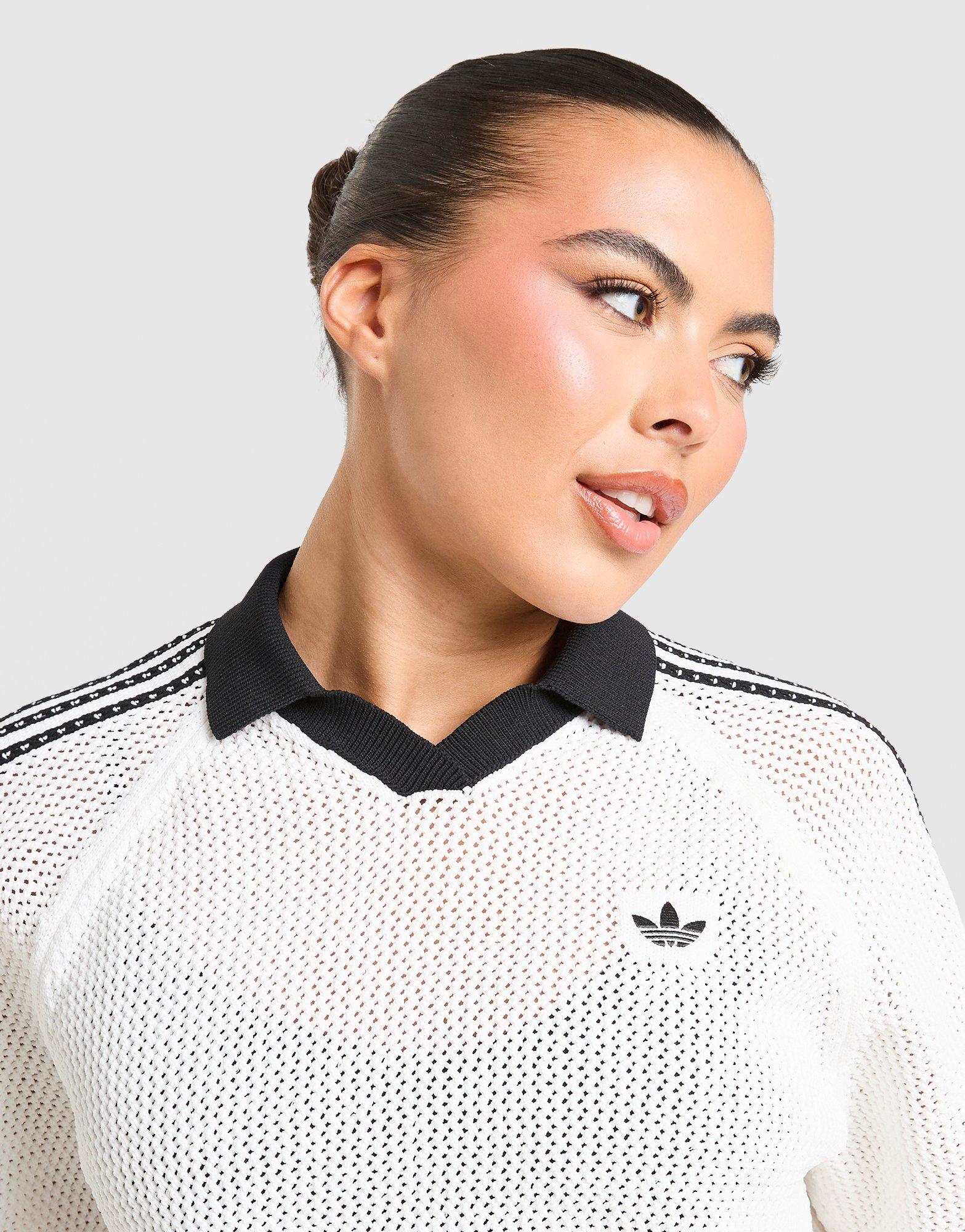 adidas Originals POLO EN MAILLE AU CROCHET