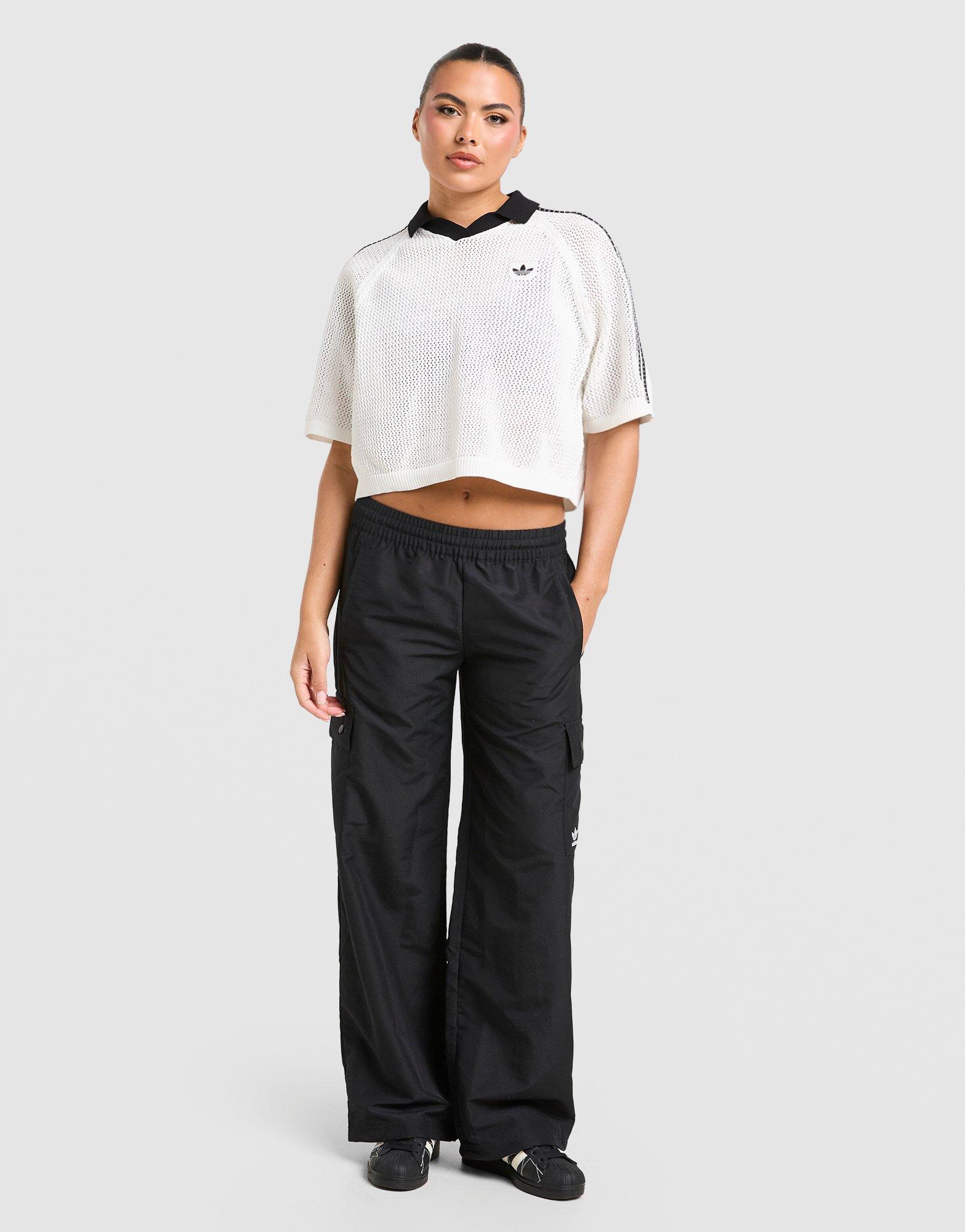 adidas Originals KNITTED CROCHET POLO