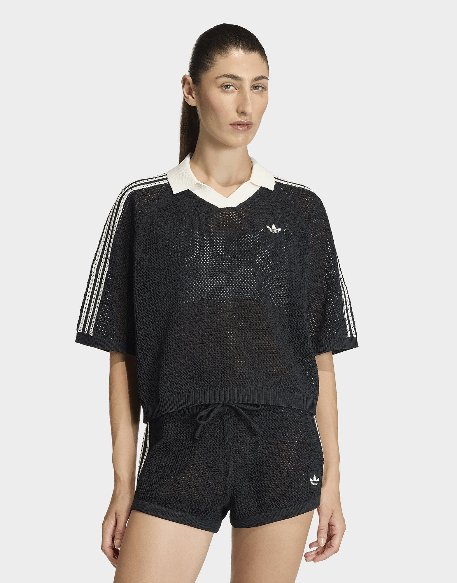 adidas POLO EN MAILLE AU CROCHET