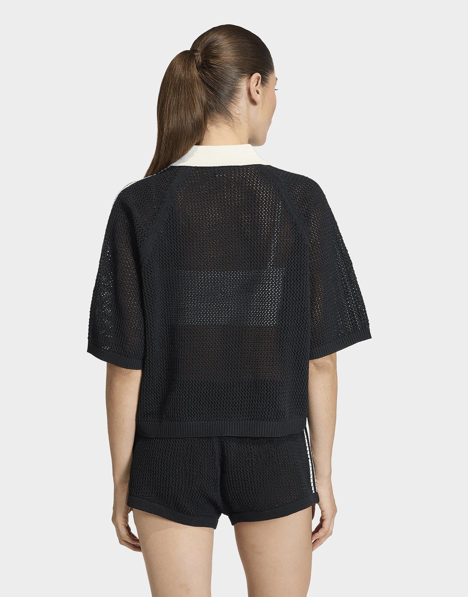 adidas POLO EN MAILLE AU CROCHET