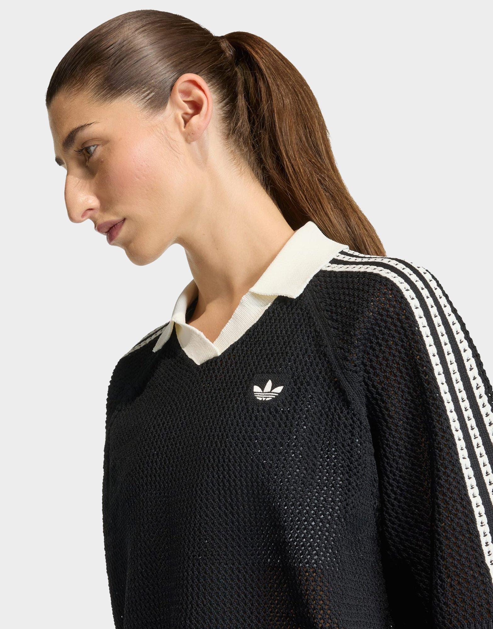 adidas POLO EN MAILLE AU CROCHET