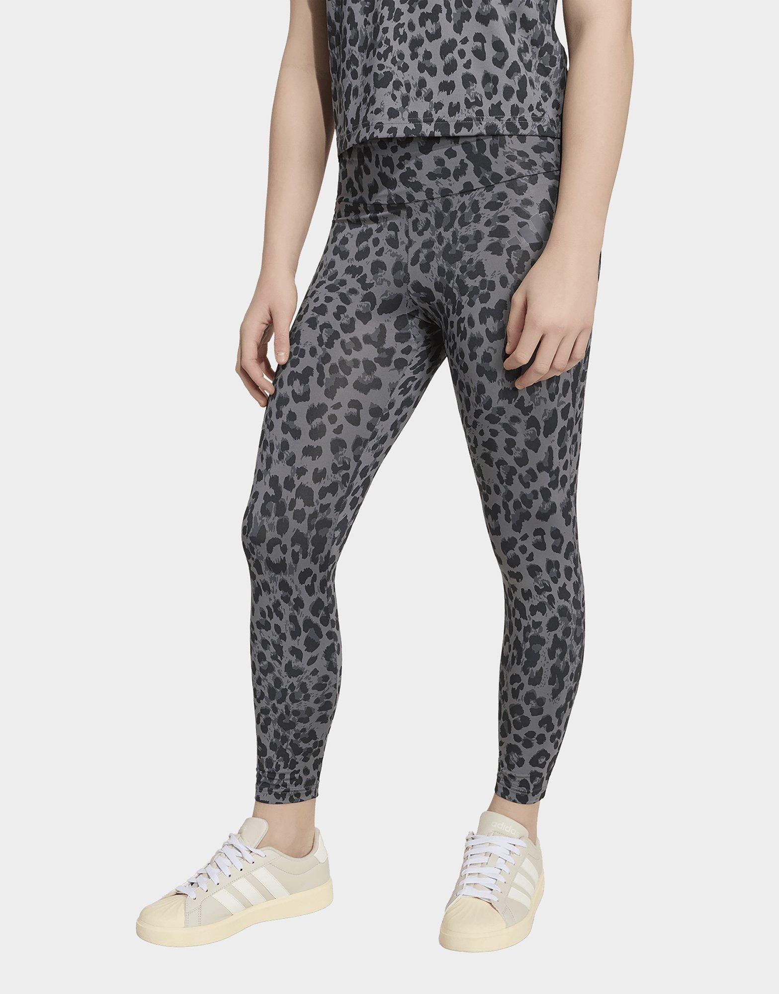 adidas Leggings Sportivi Con Stampa Animalier