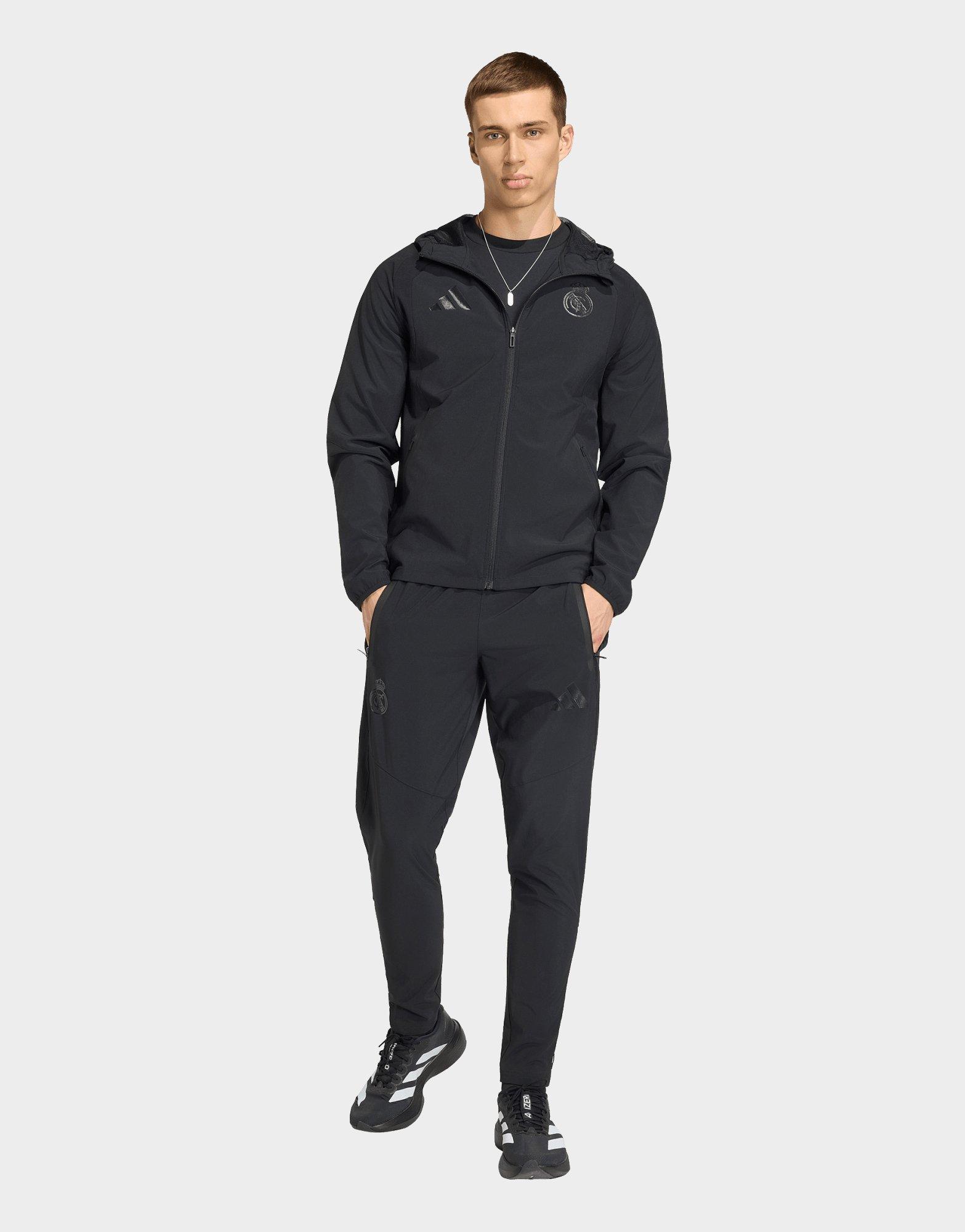 adidas Real Madrid Reiswindjack met Lange Ritssluiting