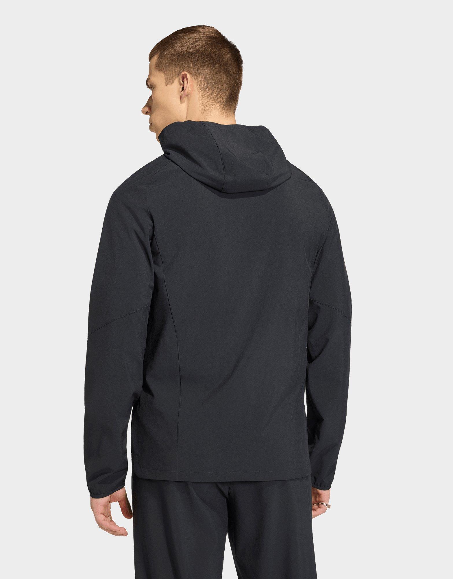 adidas Real Madrid Reiswindjack met Lange Ritssluiting