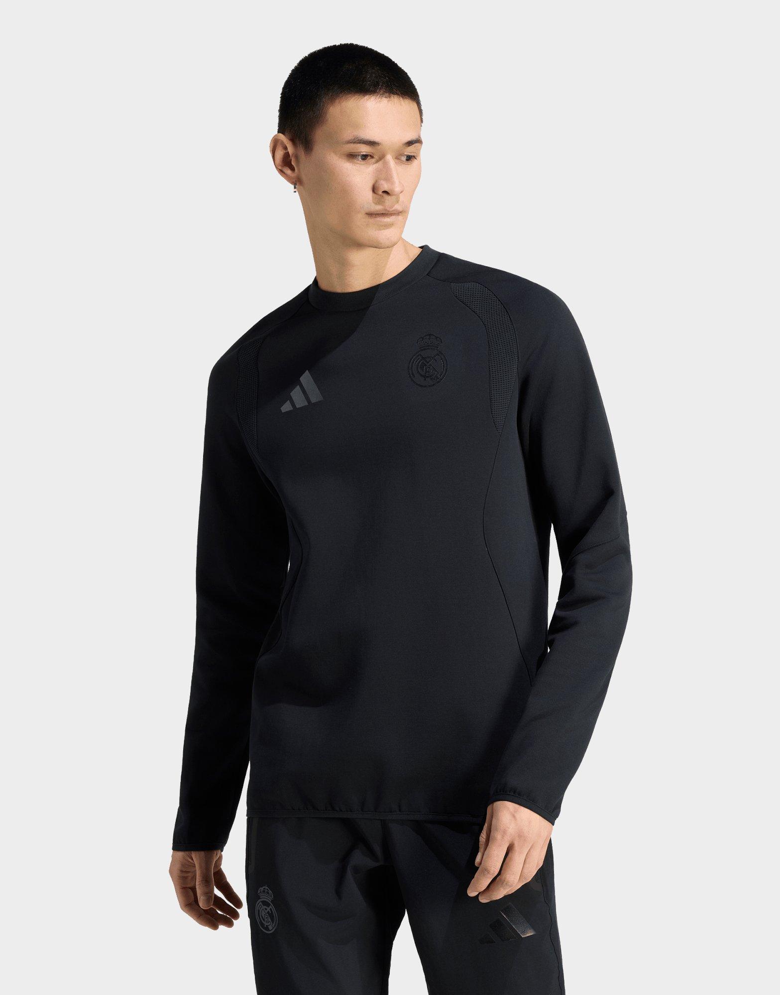adidas Real Madrid Tiro Travel Crew Sweatshirt