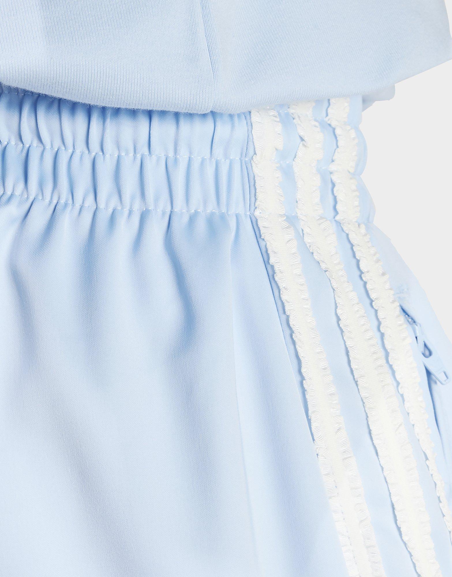 adidas adidas Originals Satin Ruffle 3-Stripes Wide Leg Broek