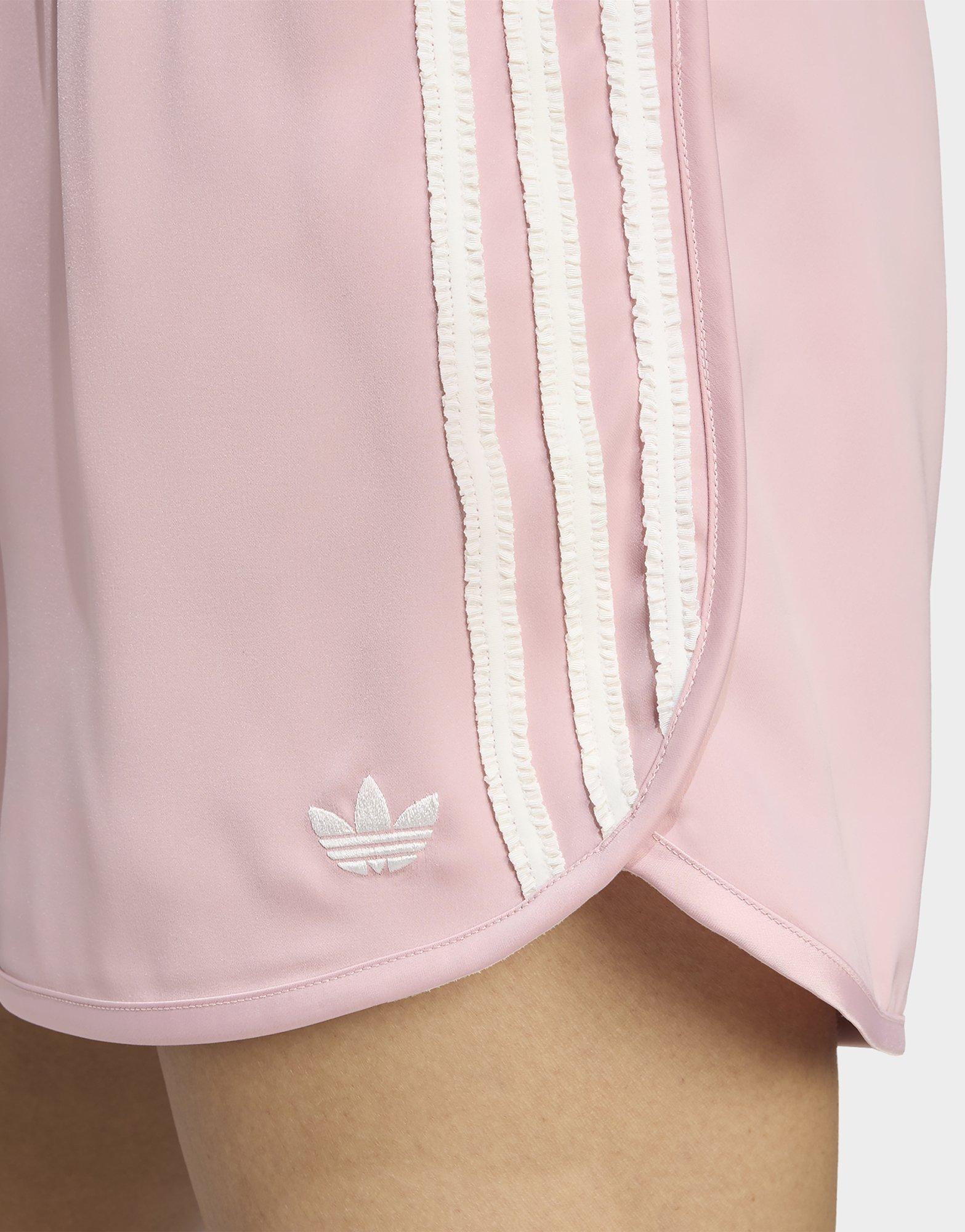 adidas adidas Originals Satin-Shorts, Rüschendetails, 3-Streifen