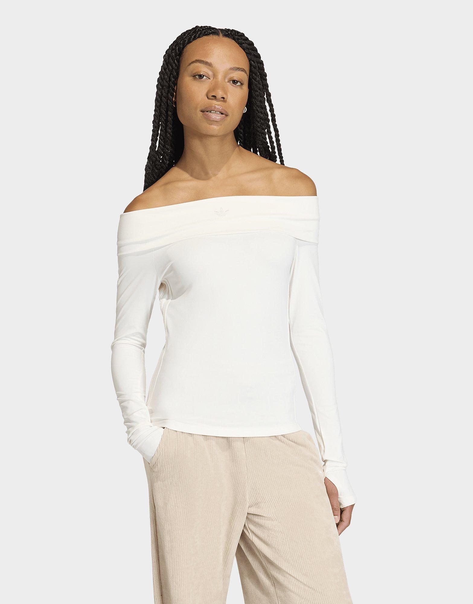 adidas Originals Camiseta MANGA LARGA CON ESCOTE DE BARCA