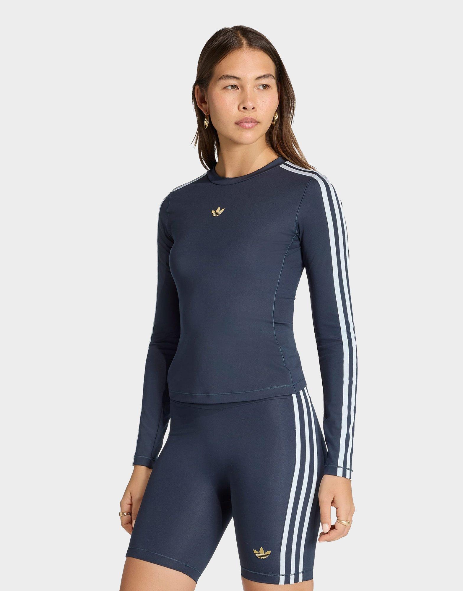 adidas MAGLIA A MANICHE LUNGHE CON 3 STRISCE