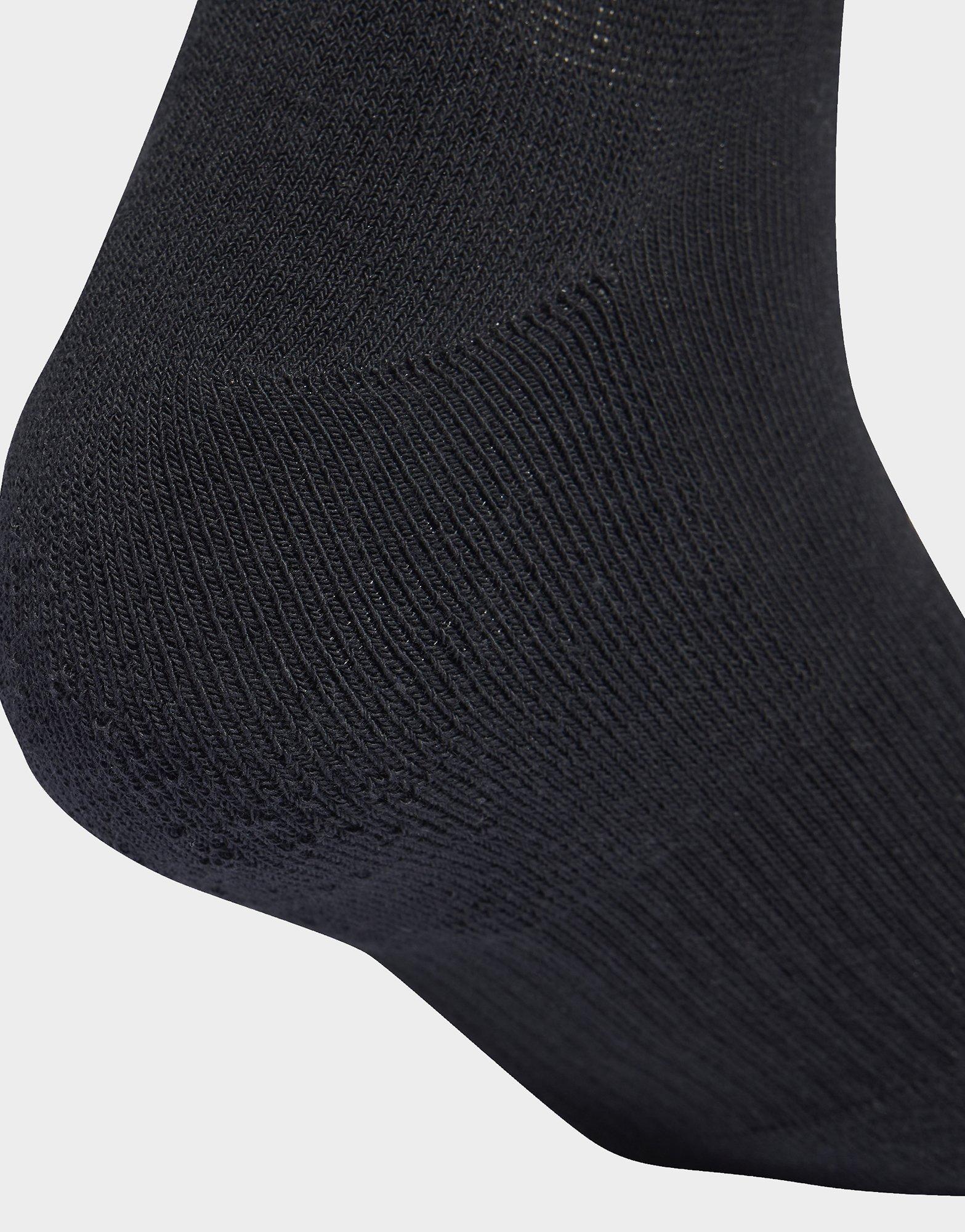 adidas 3 STRIPES CUSHIONED SPORTSWEAR MID CUT SOCKS 3 PAIR PACK