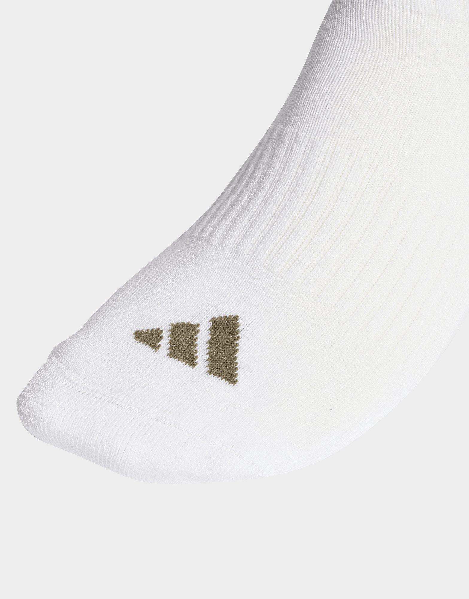 adidas 3-STRIPES CUSHIONED SPORTSWEAR CREW SOCKS 3 PAIR PACK