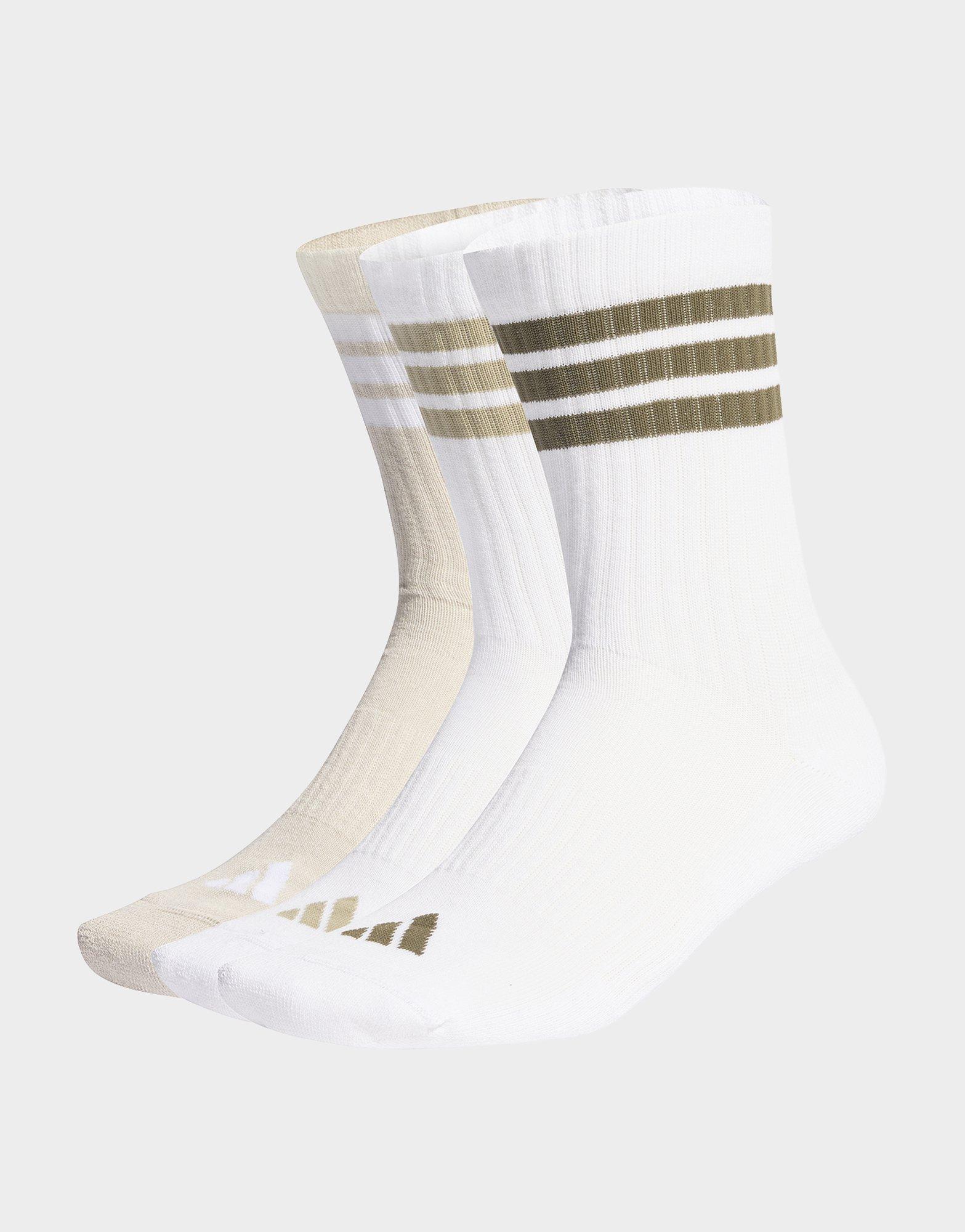 adidas 3-stripes Cushioned Crew Socks 3 Pair Pack